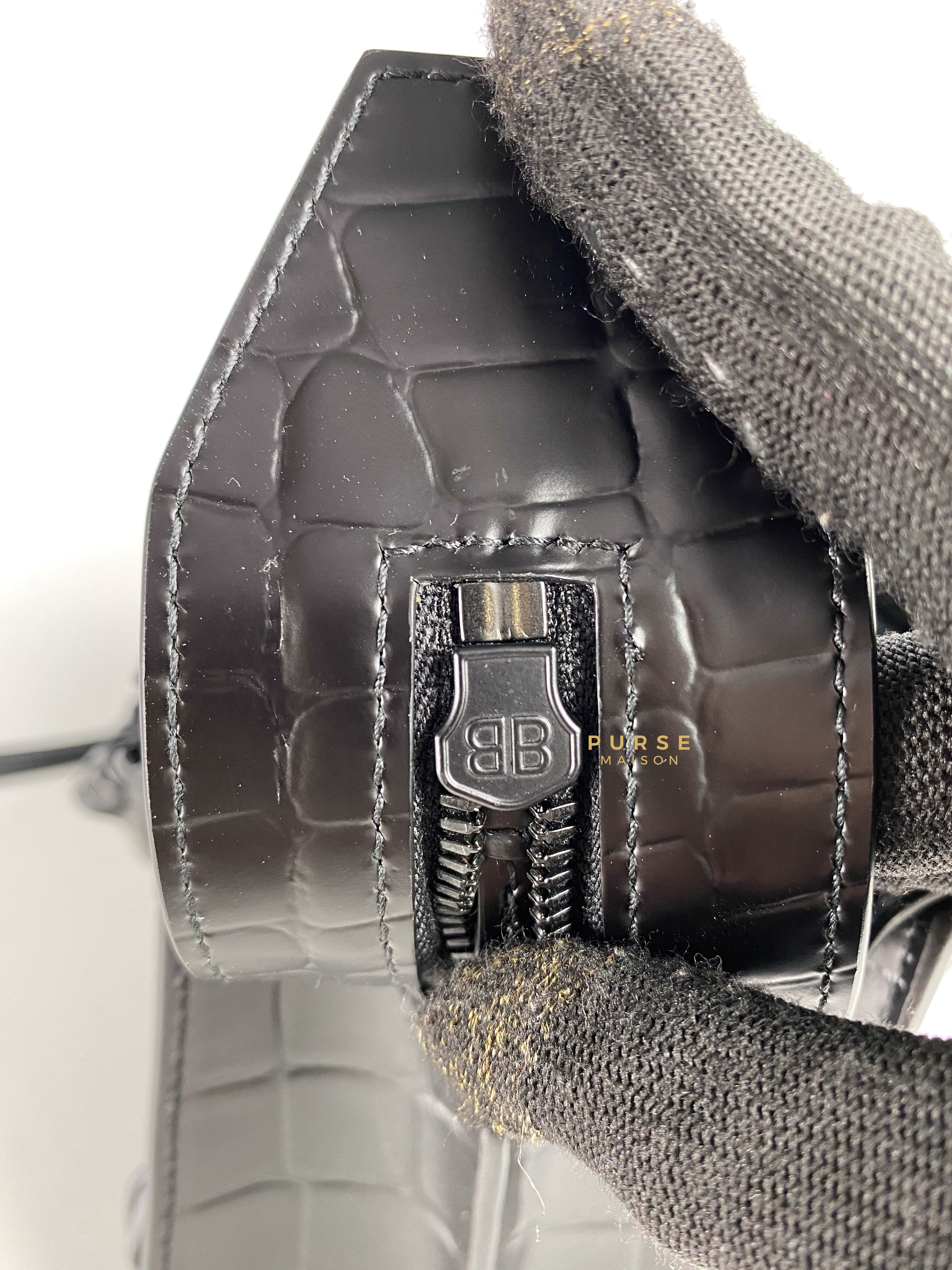 Balenciaga Croc Mini Neo Classic So Black | Purse Maison Luxury Bags Shop