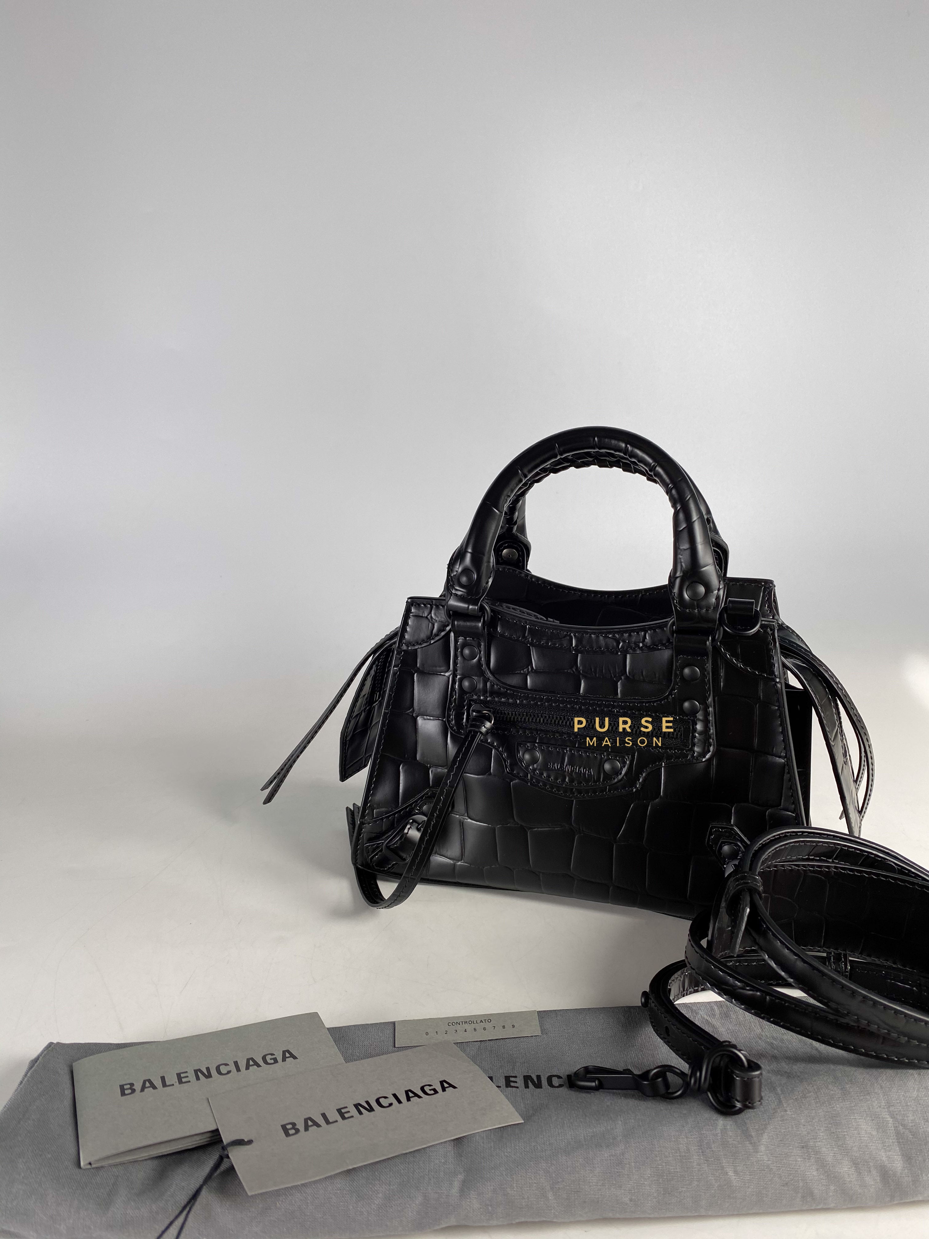 Balenciaga cheap black handbag