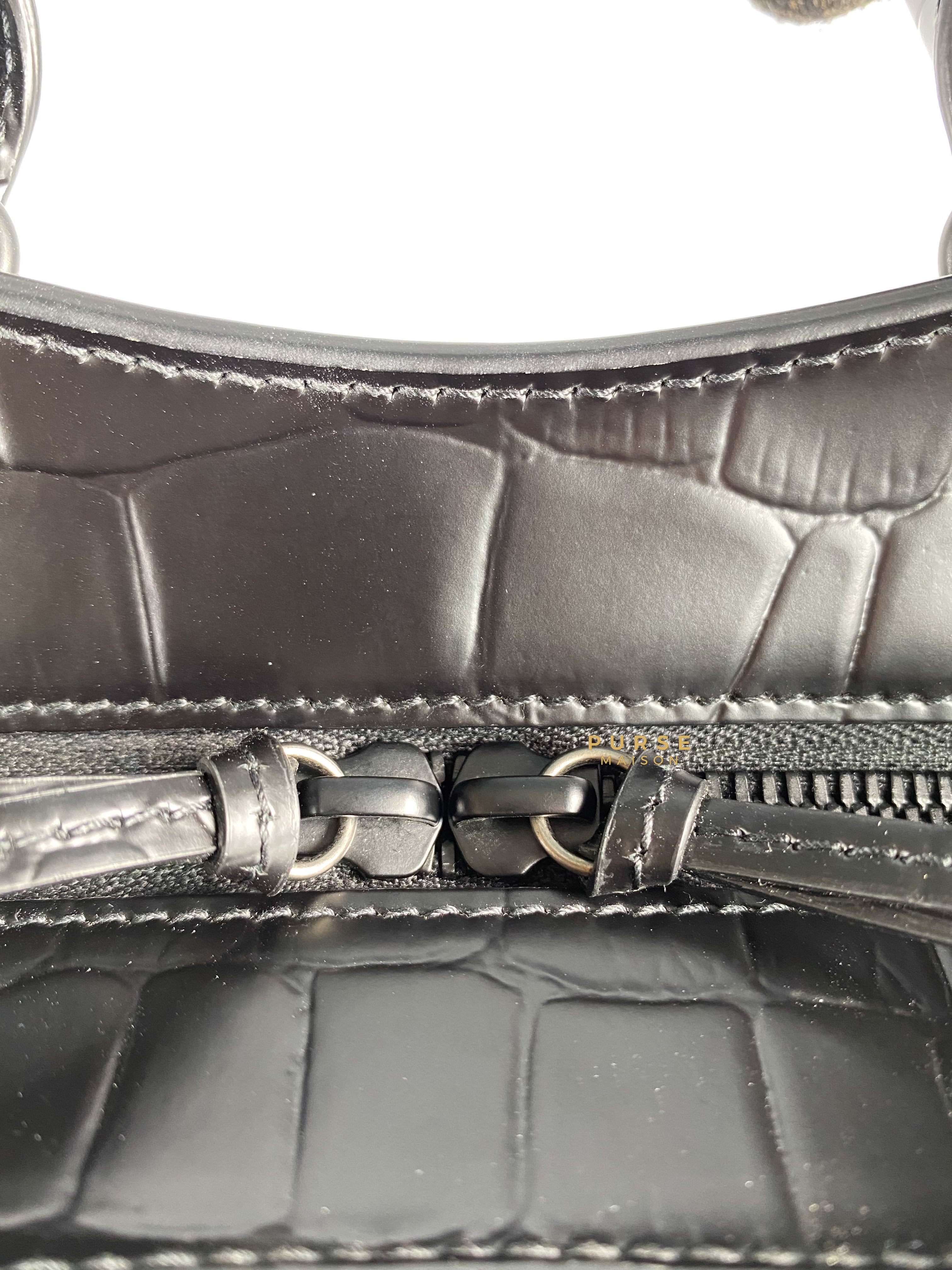 Balenciaga Croc Mini Neo Classic So Black | Purse Maison Luxury Bags Shop