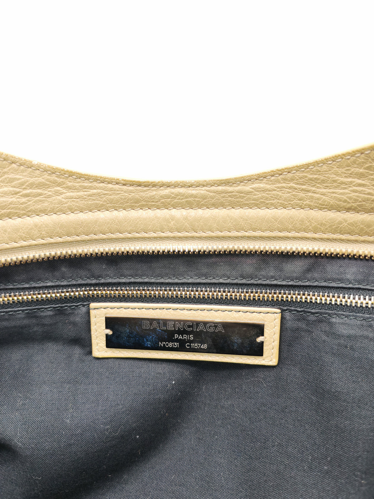 Balenciaga Giant 12 City Bag in Beige Distressed Lambskin Leather and Gold Hardware | Purse Maison Luxury Bags Shop