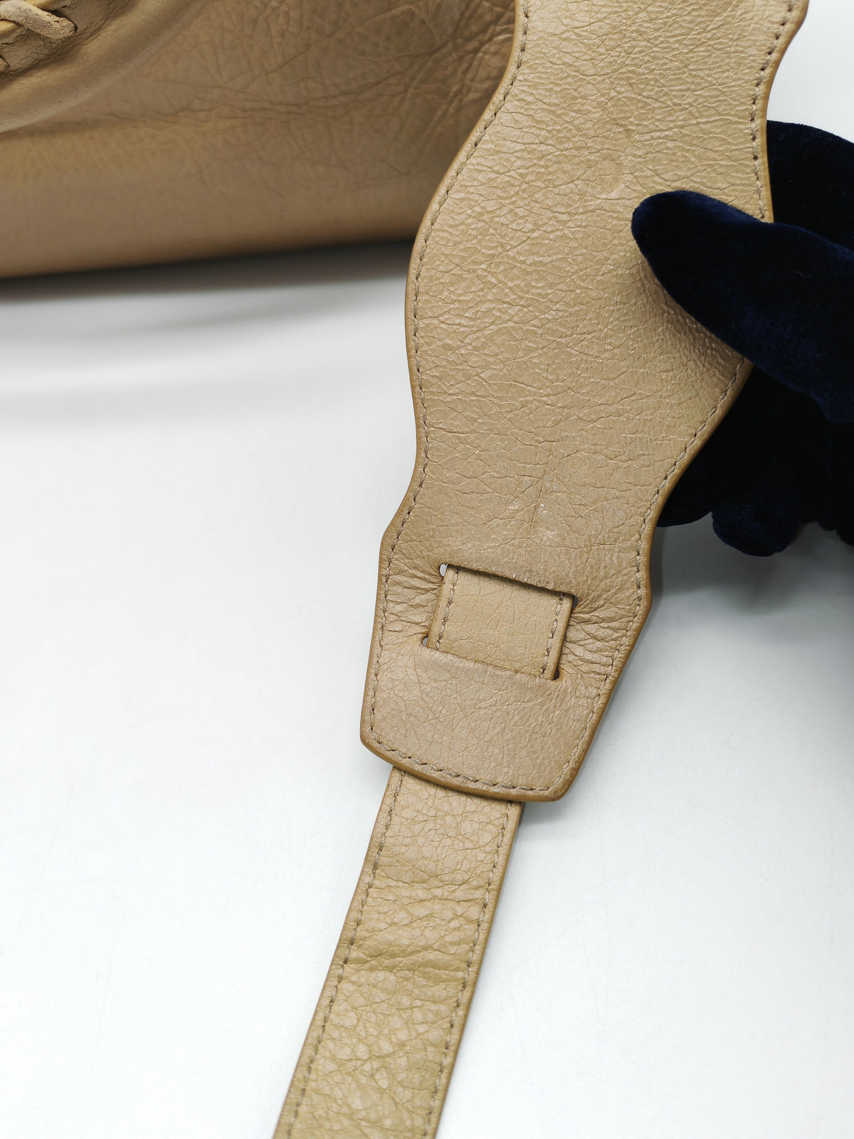Balenciaga Giant 12 City Bag in Beige Distressed Lambskin Leather and Gold Hardware | Purse Maison Luxury Bags Shop