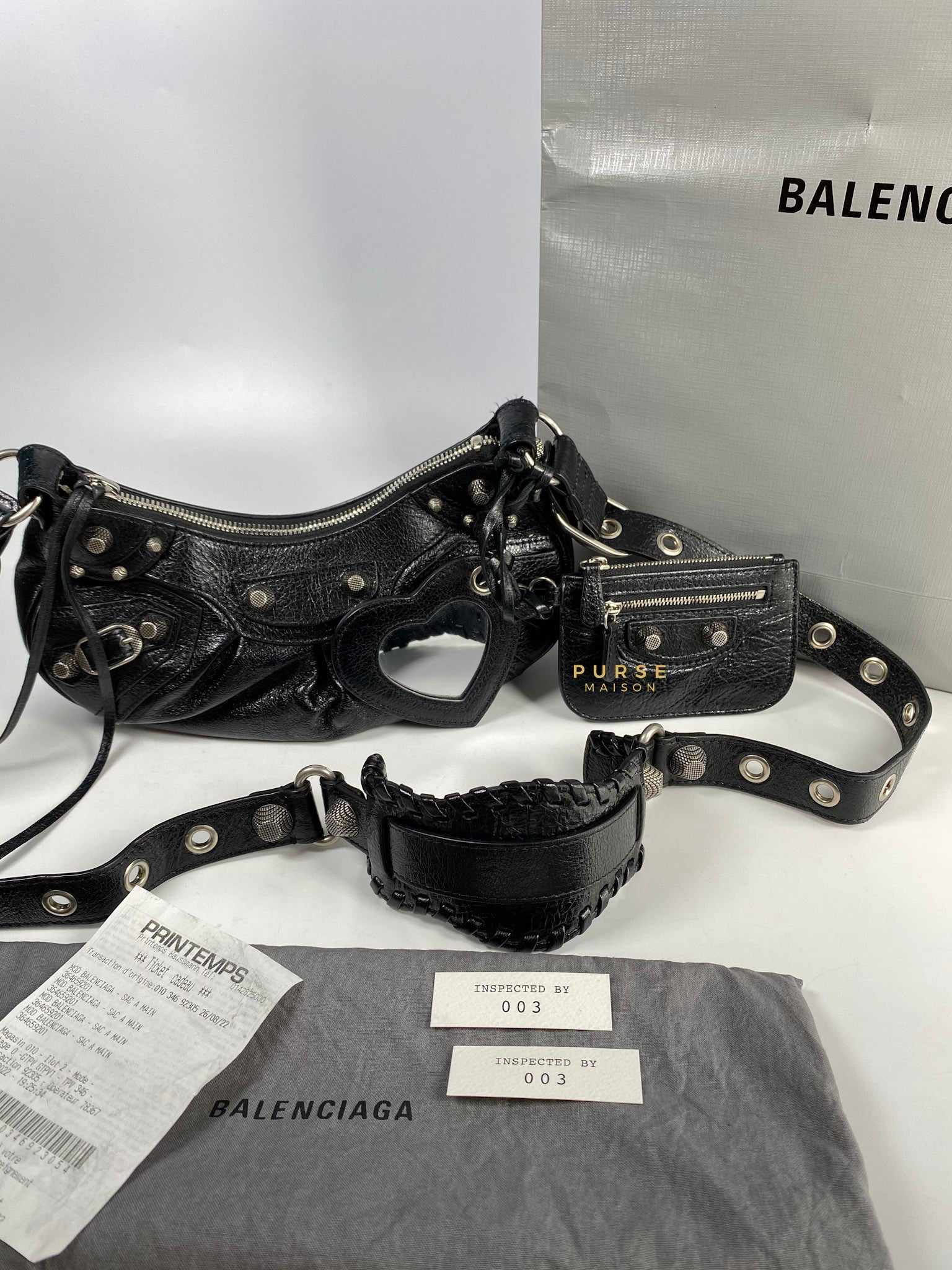 Balenciaga Le Cagole Mini Black Bag