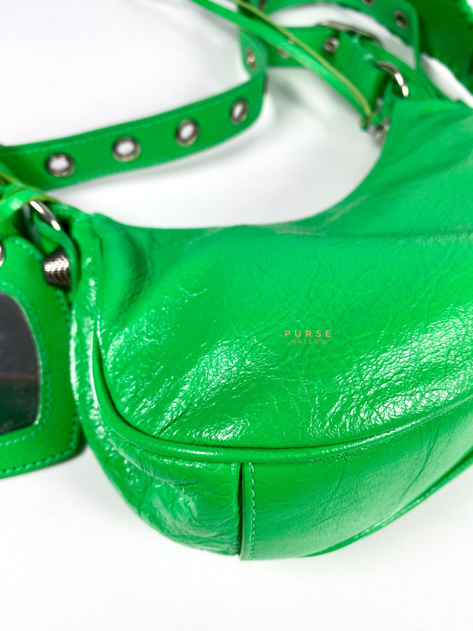 Balenciaga Le Cagole Xs Kelly Green Bag