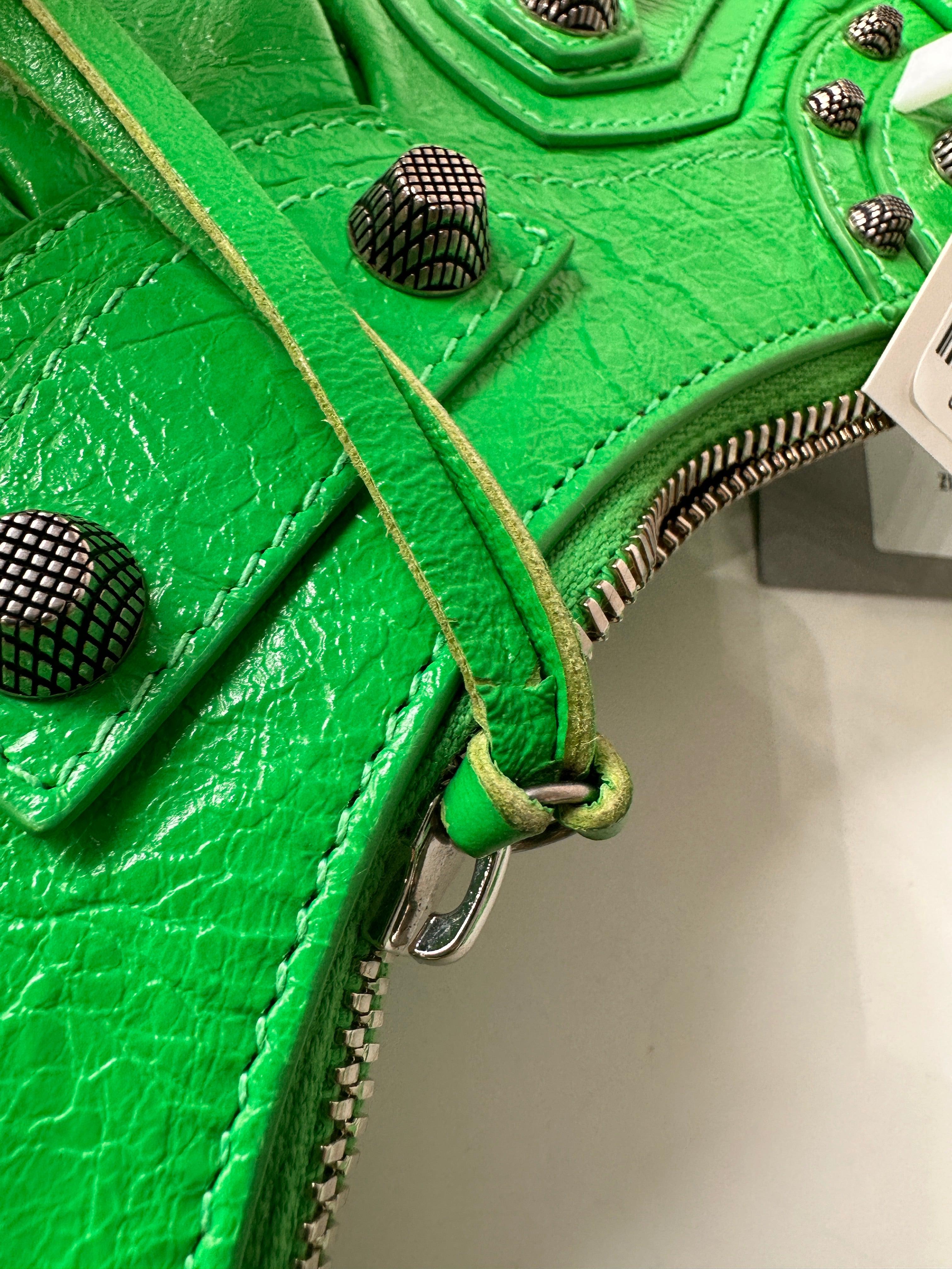 Balenciaga Le Cagole Xs Kelly Green Bag