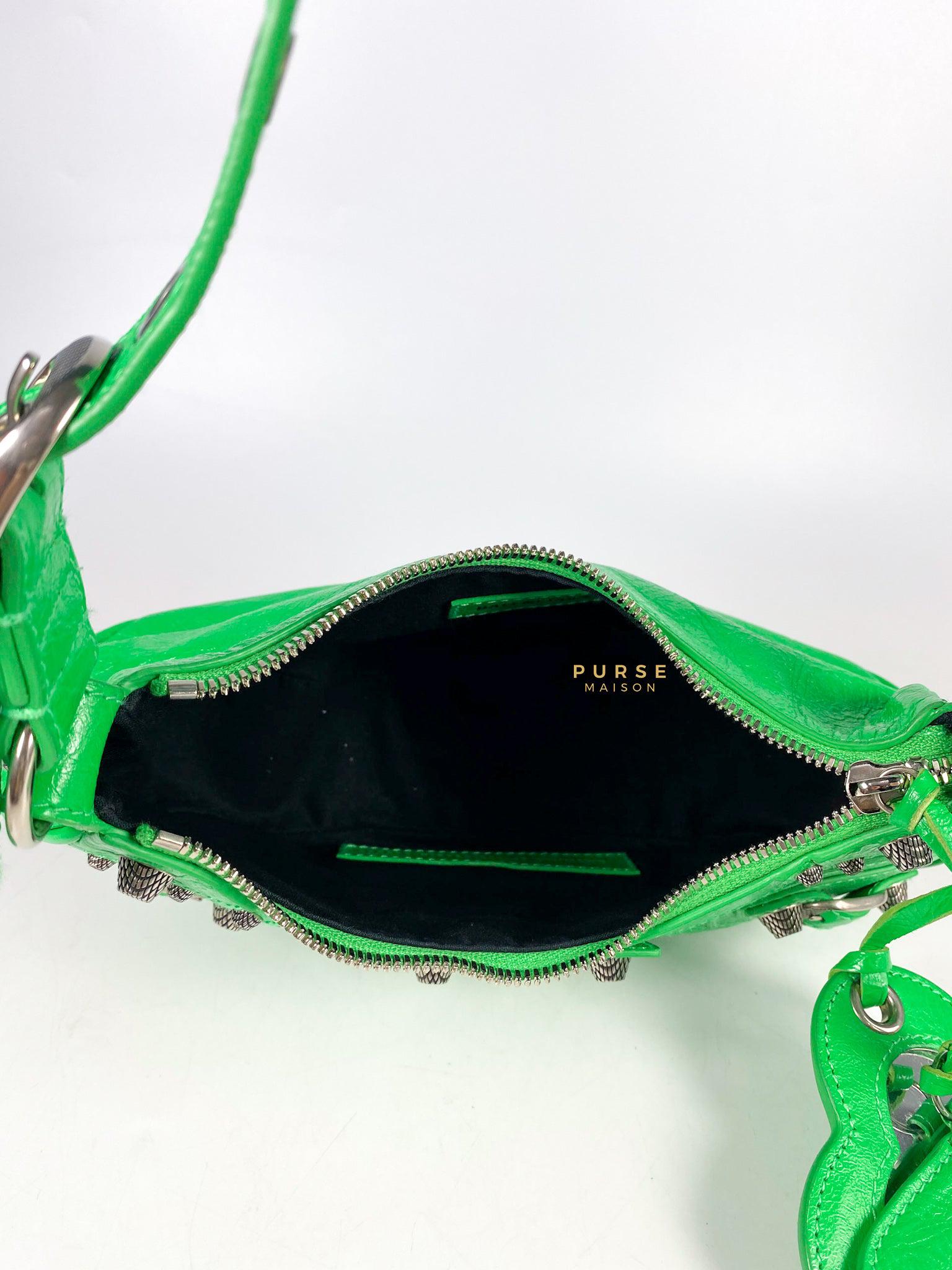 Balenciaga Le Cagole Xs Kelly Green Bag