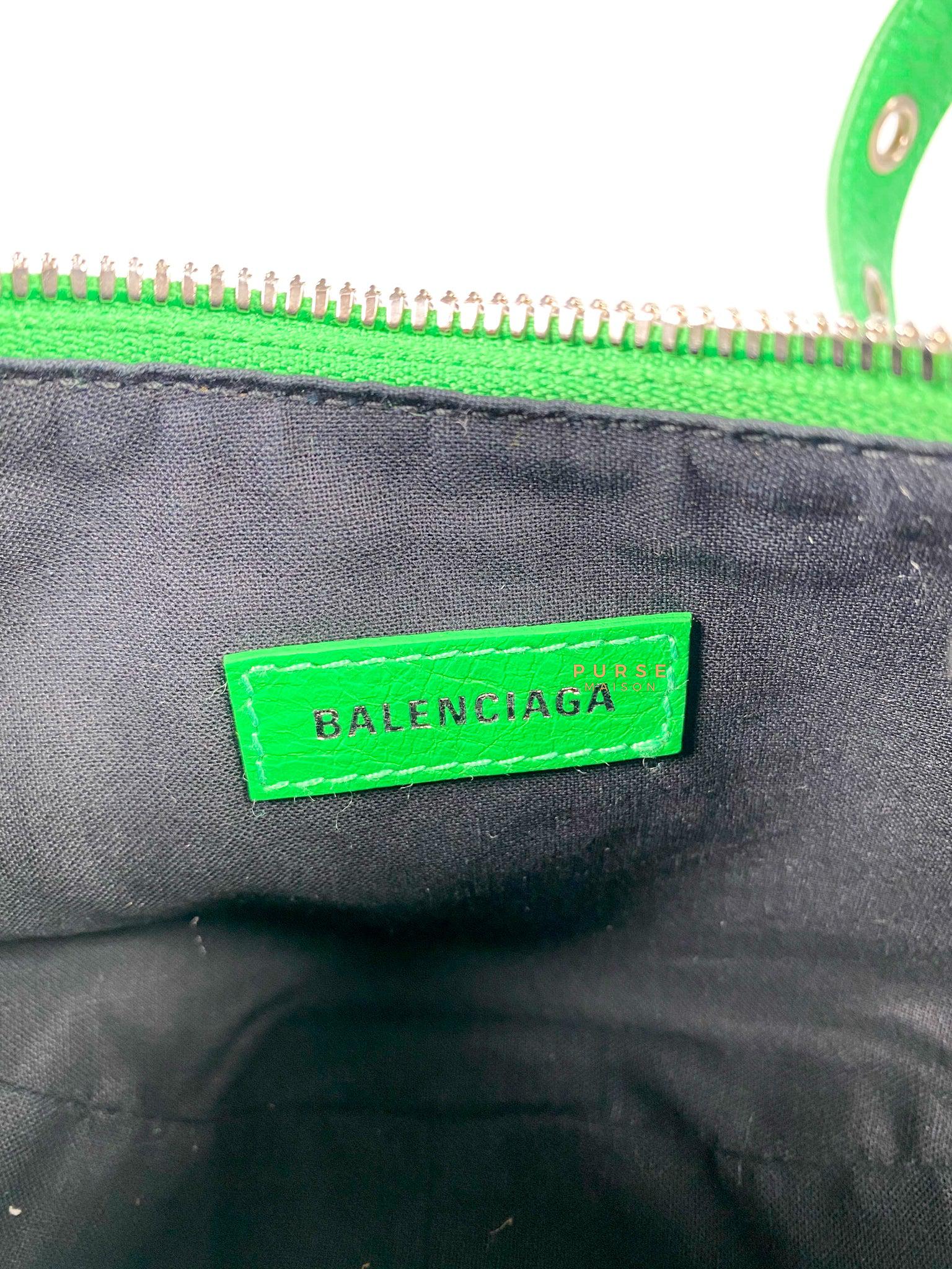 Balenciaga Le Cagole Xs Kelly Green Bag