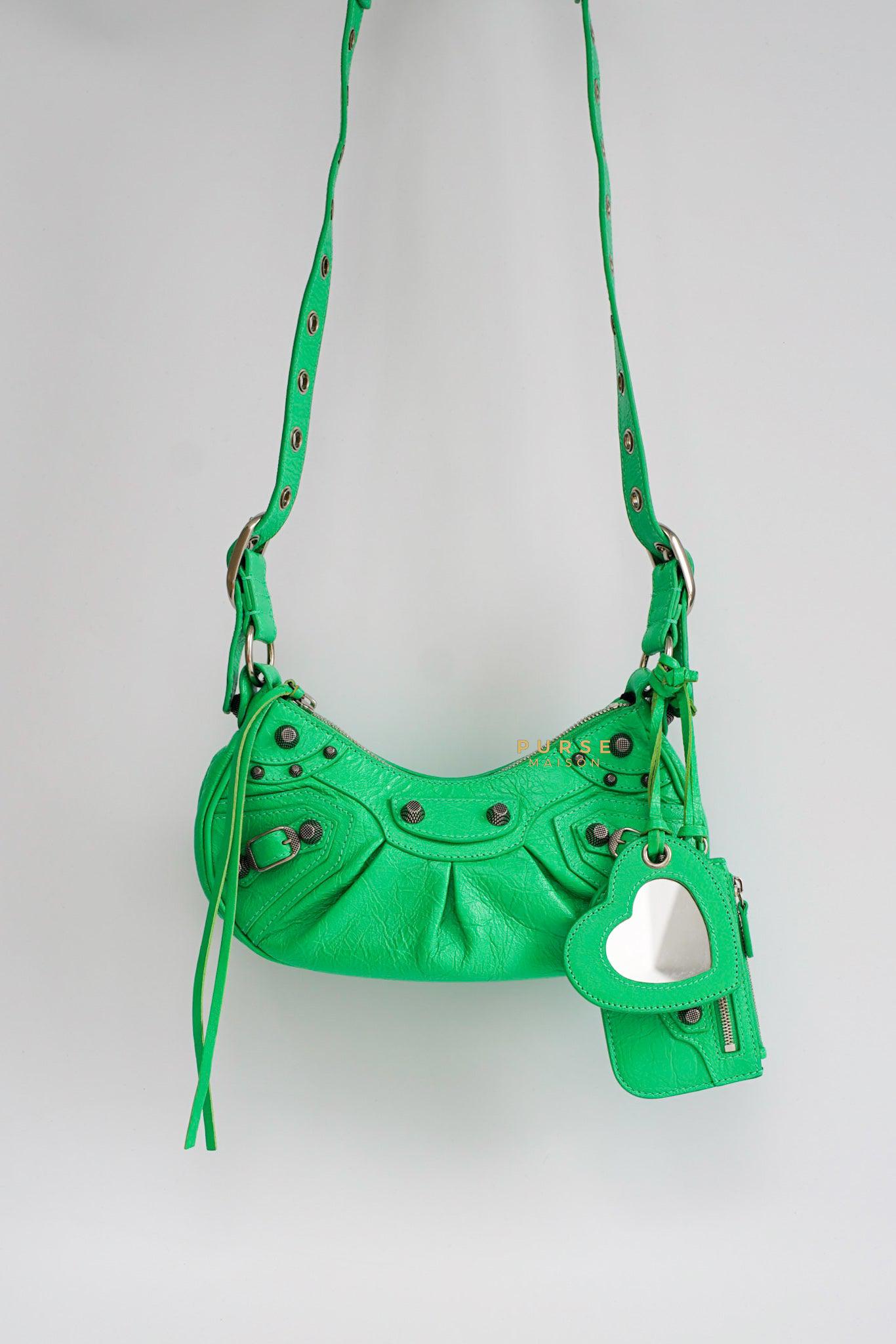 Balenciaga Le Cagole Xs Kelly Green Bag