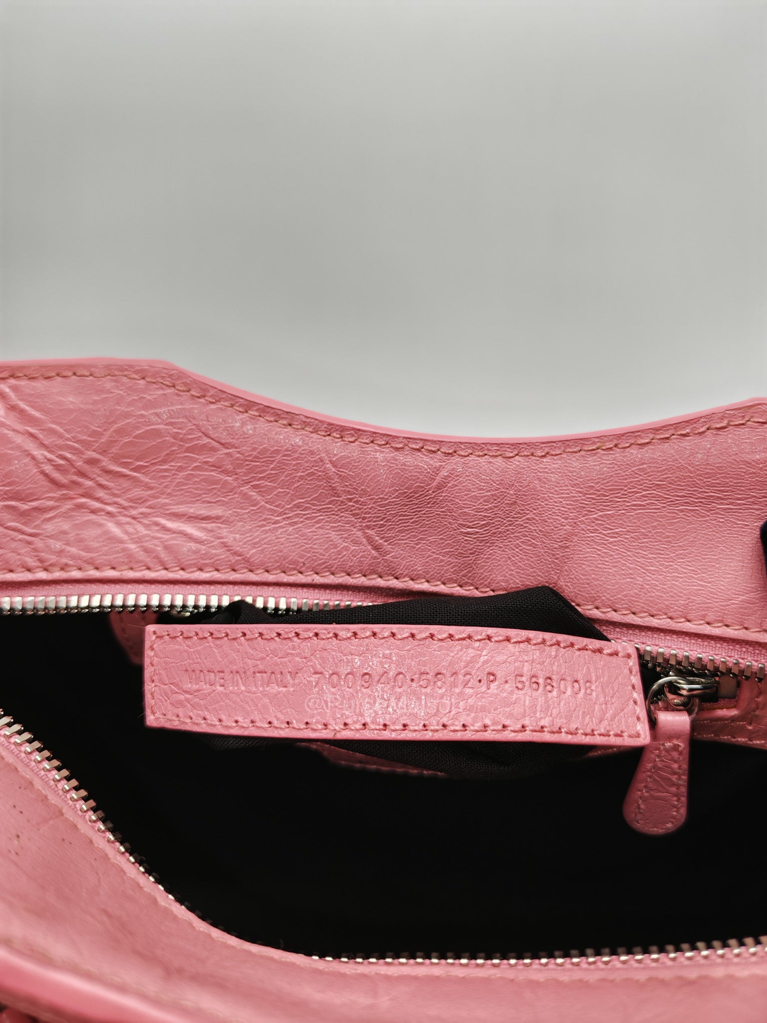 Balenciaga Neo Cagole Small in Sweet Pink Arena Lambskin Leather and Silver Hardware | Purse Maison Luxury Bags Shop