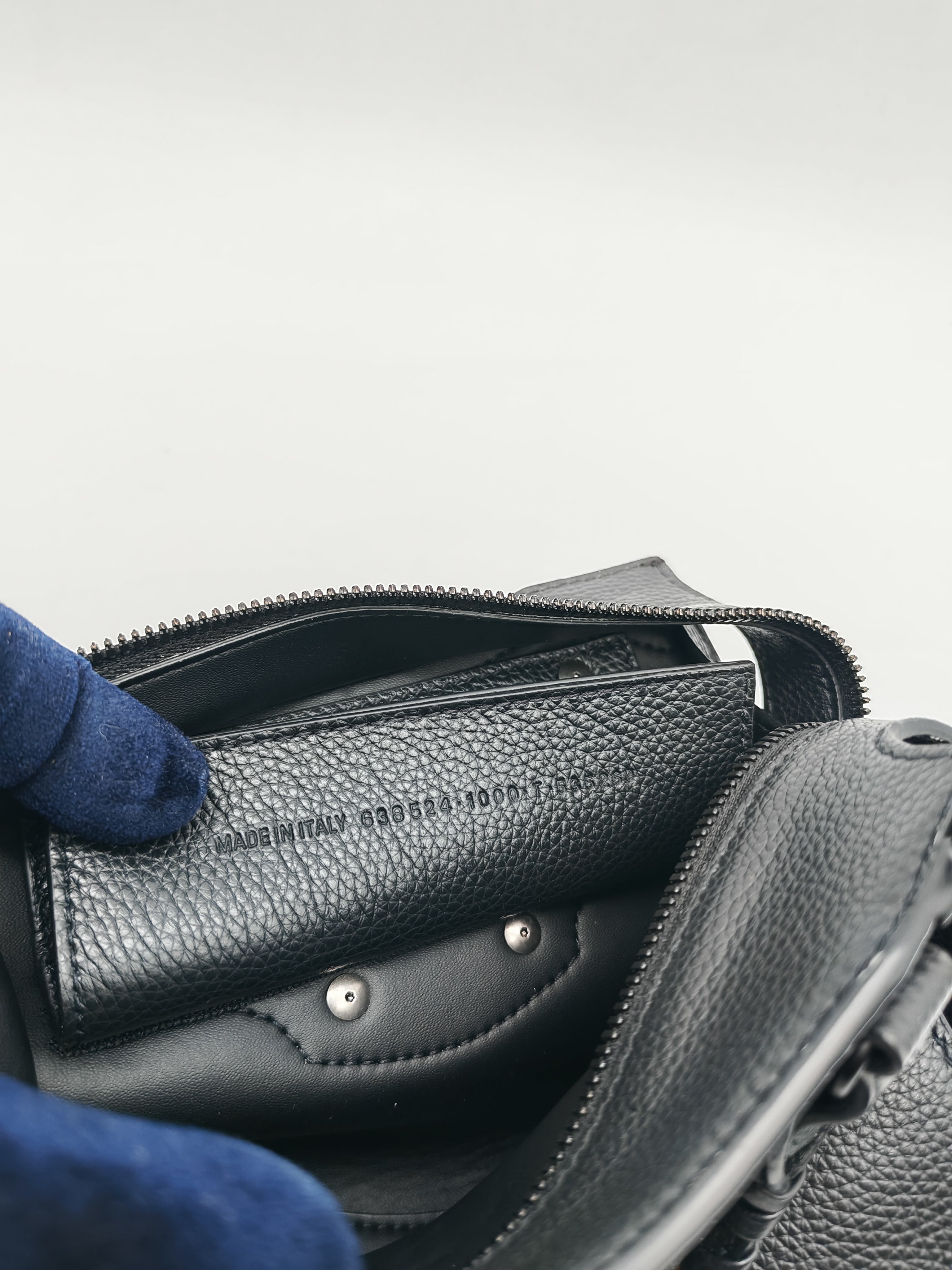 Neo Classic City Bag Mini in Black Grained Calfskin Leather