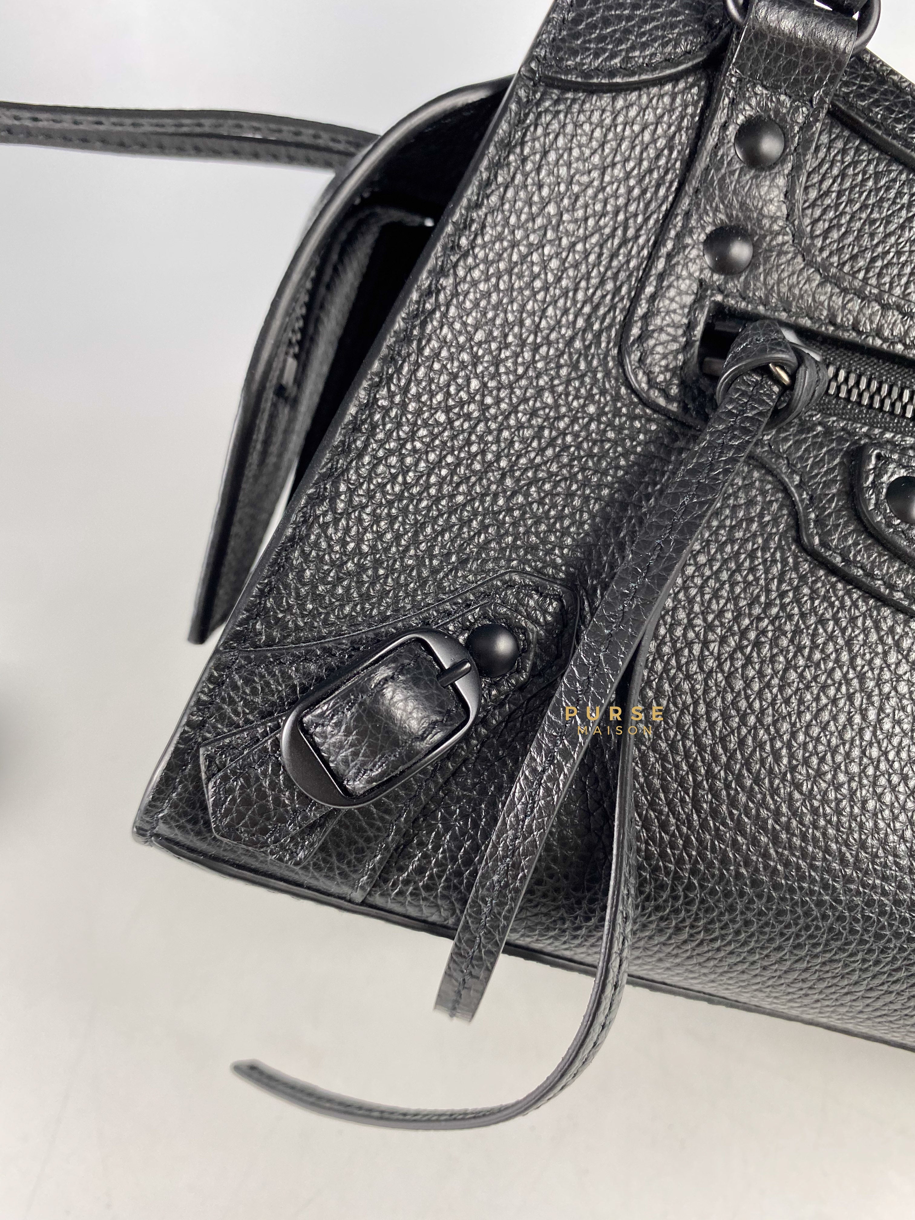 Balenciaga Neo Mini All Black Bag | Purse Maison Luxury Bags Shop