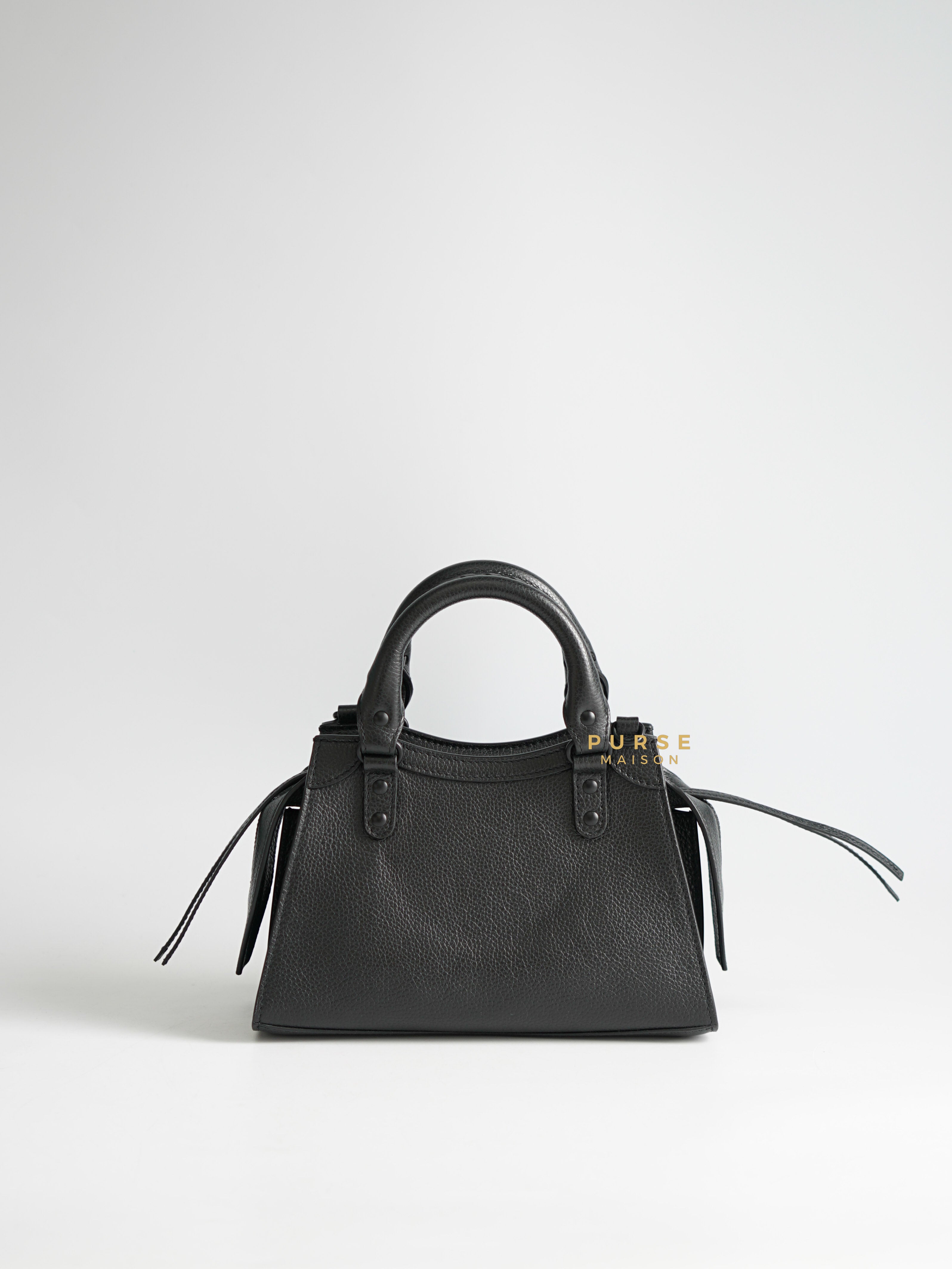 Balenciaga Neo Mini All Black Bag | Purse Maison Luxury Bags Shop