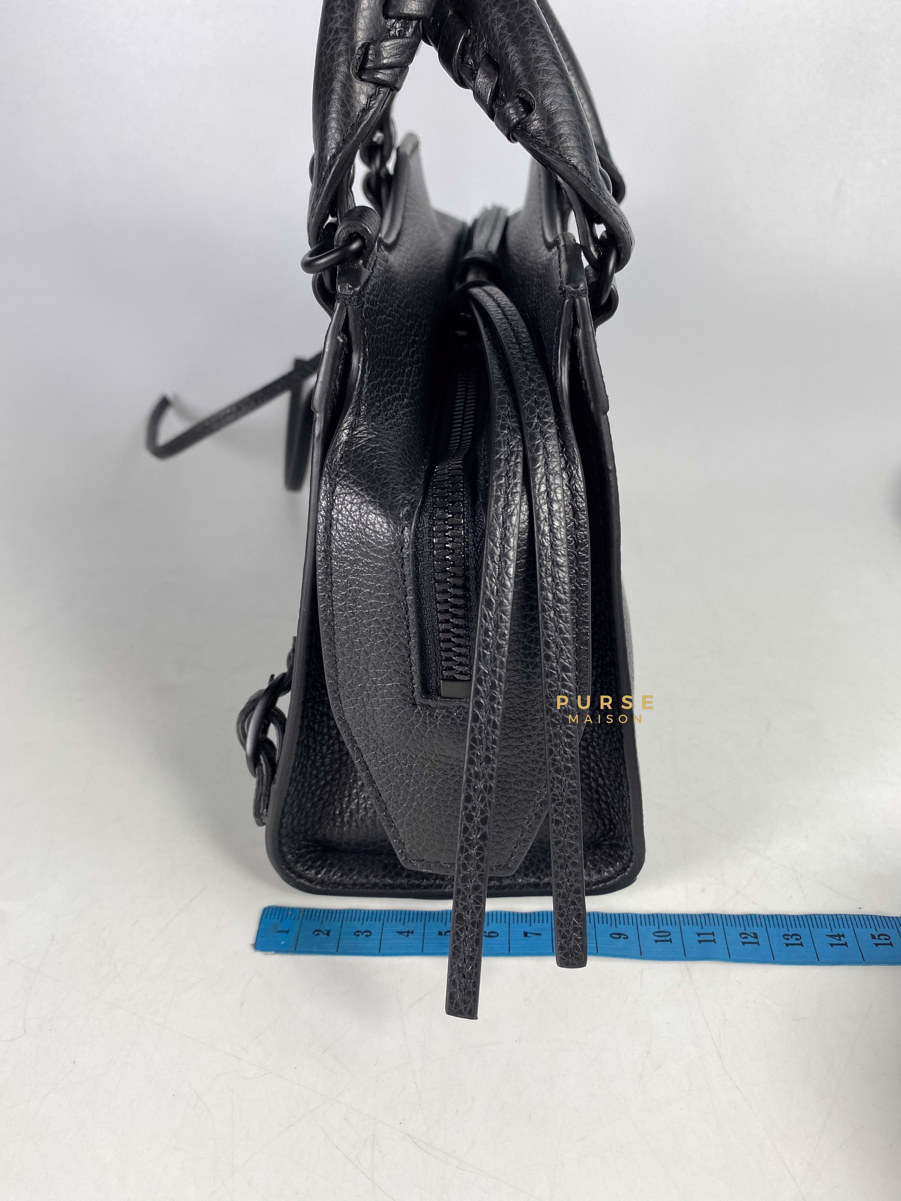 Balenciaga Neo Mini All Black Bag | Purse Maison Luxury Bags Shop