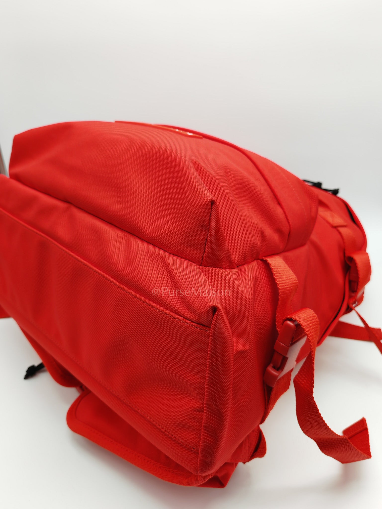 Skiwear in Red Nylon Backpack | Purse Maison Luxury Bags Shop