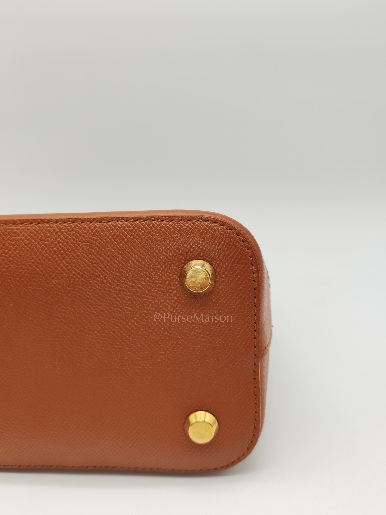 Balenciaga Ville Top Handle Bag in Brown Grained Calfskin Leather and Gold Hardware | Purse Maison Luxury Bags Shop