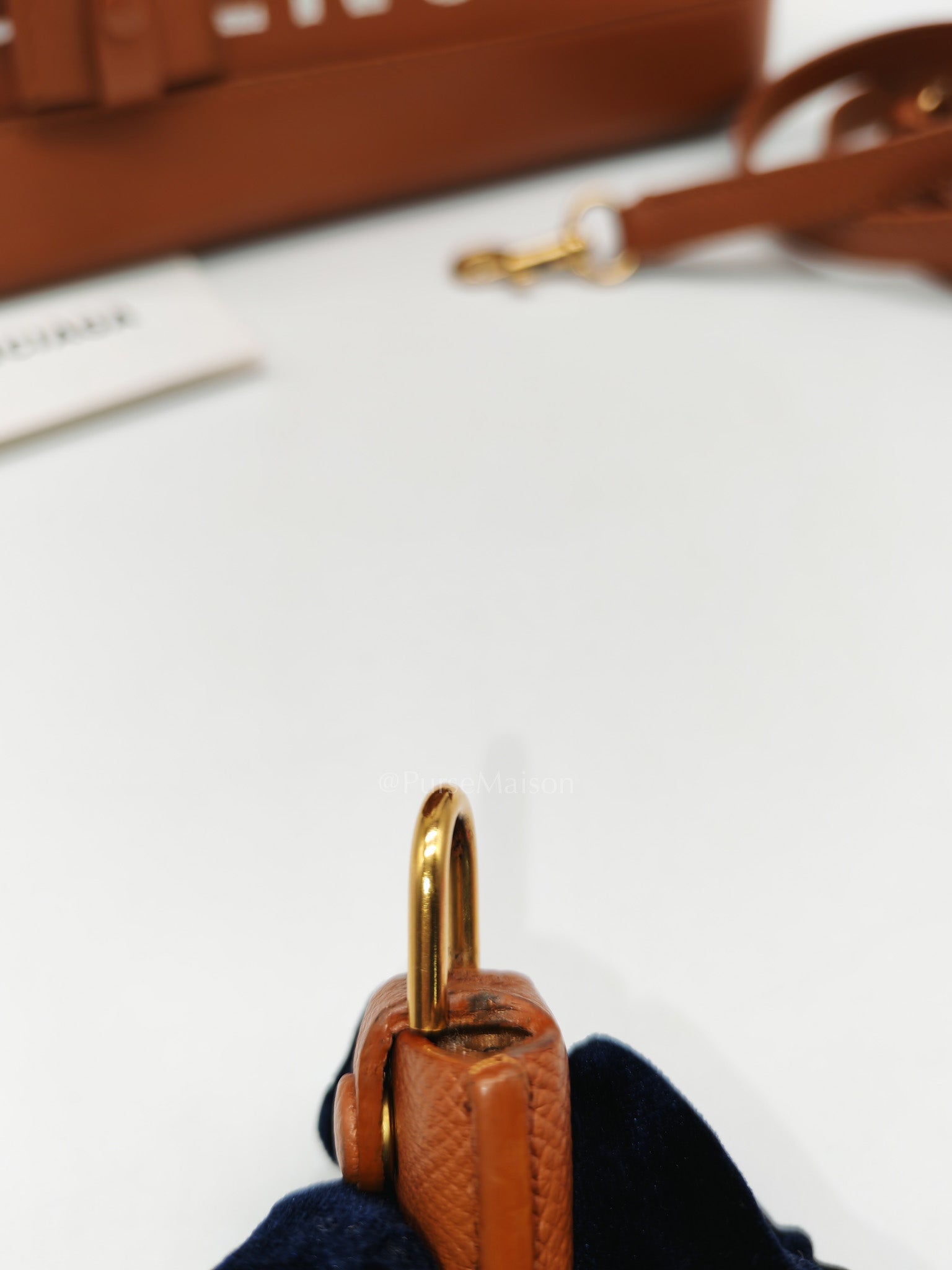 Balenciaga Ville Top Handle Bag in Brown Grained Calfskin Leather and Gold Hardware | Purse Maison Luxury Bags Shop