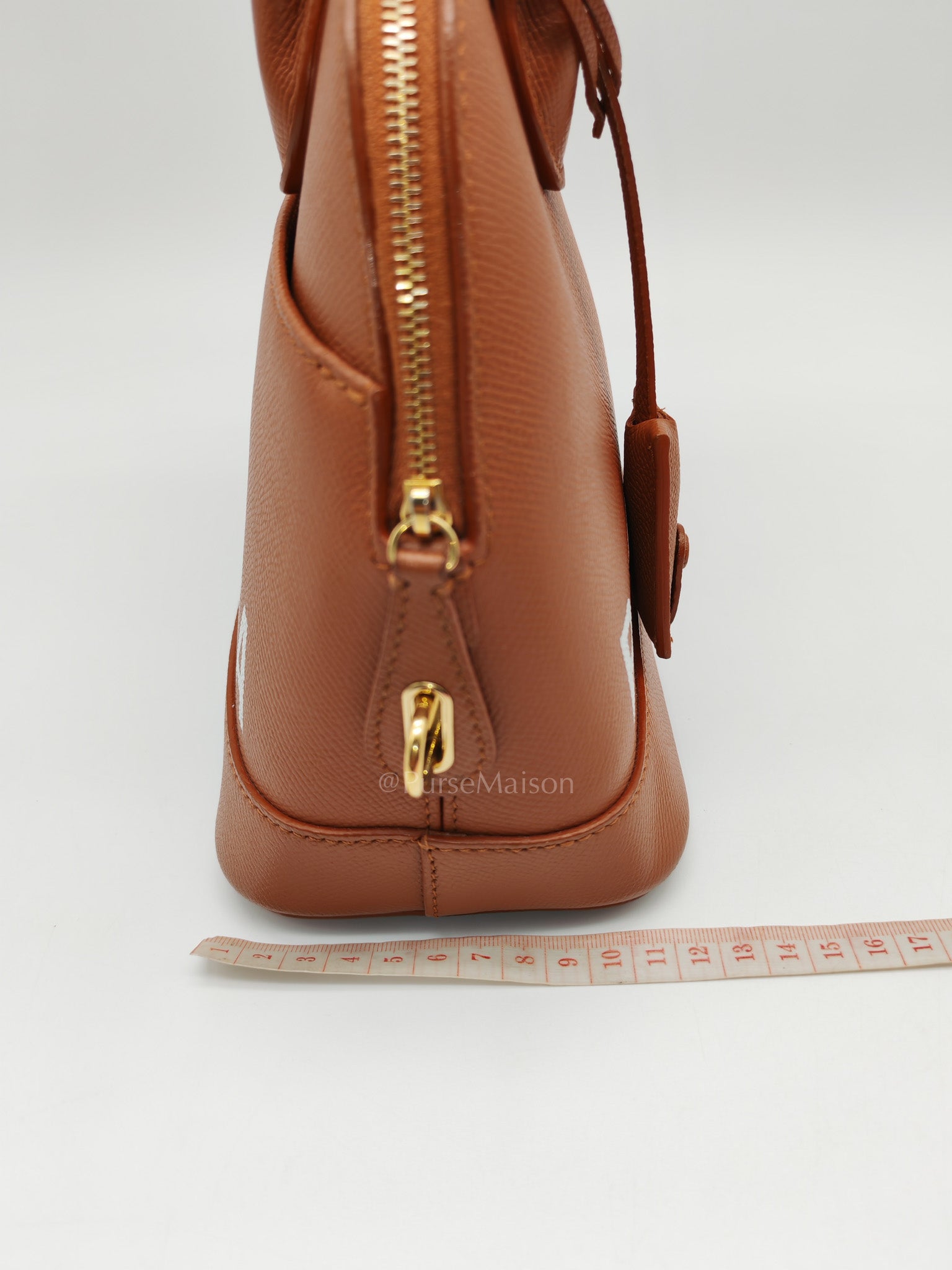 Balenciaga Ville Top Handle Bag in Brown Grained Calfskin Leather and Gold Hardware | Purse Maison Luxury Bags Shop