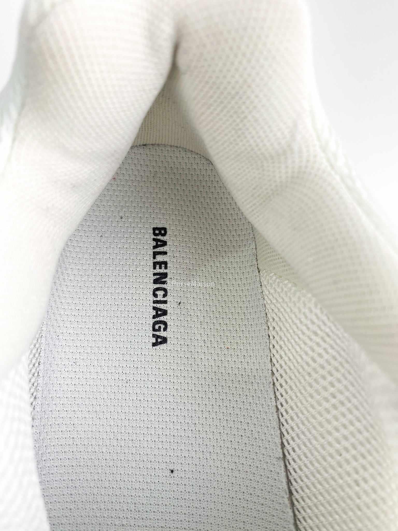 Balenciaga Women’s Triple S Sneaker in White Size 35 EUR
