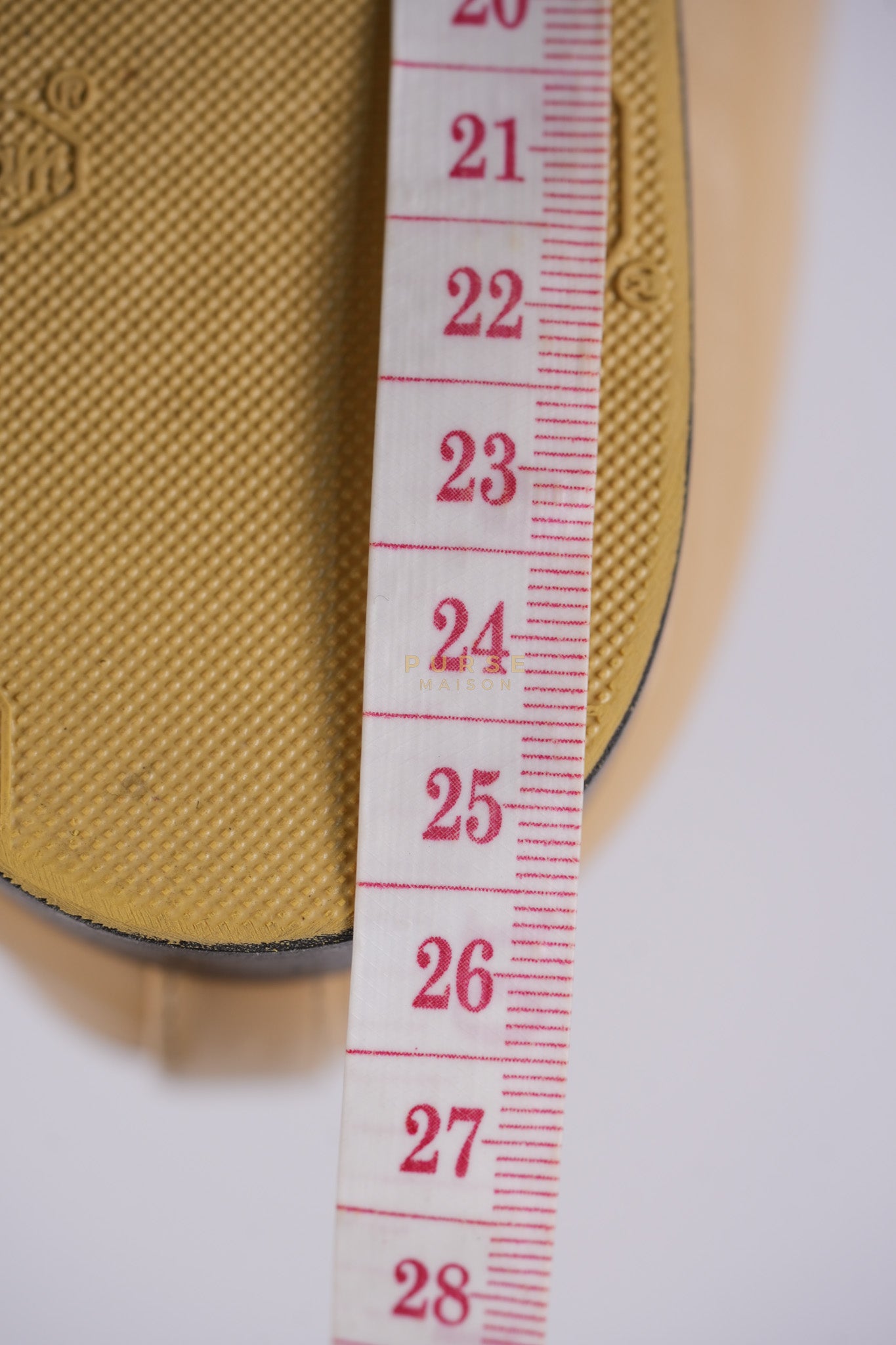 Ballerina Flats Beige/ Black Calfskin Leather Size 38 EU (24cm) | Purse Maison Luxury Bags Shop