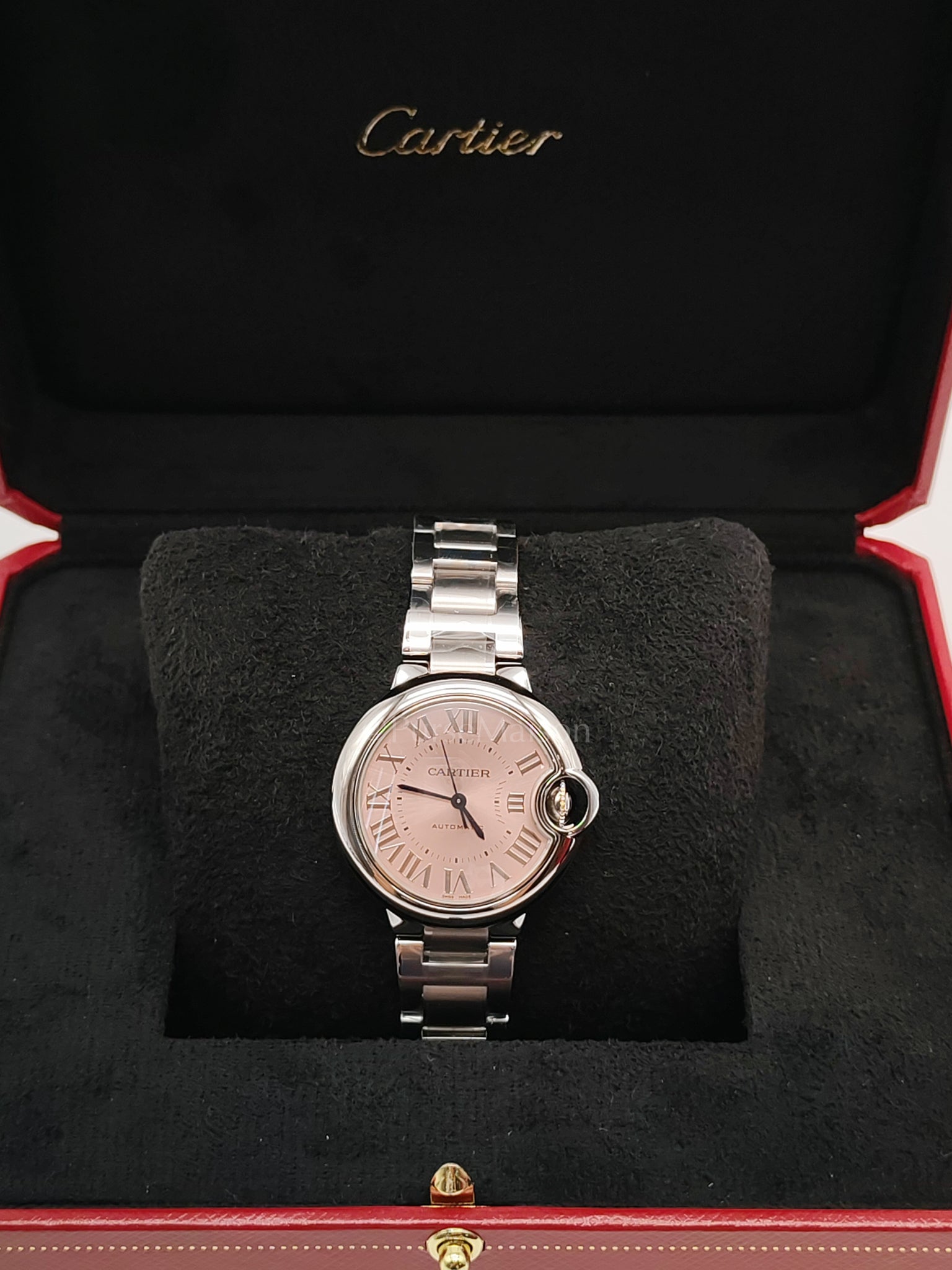 Ballon Blue De Cartier Automatic Mechanical Movement Watch for Women 33mm Stainless Steel (2024) | Purse Maison Luxury Bags Shop