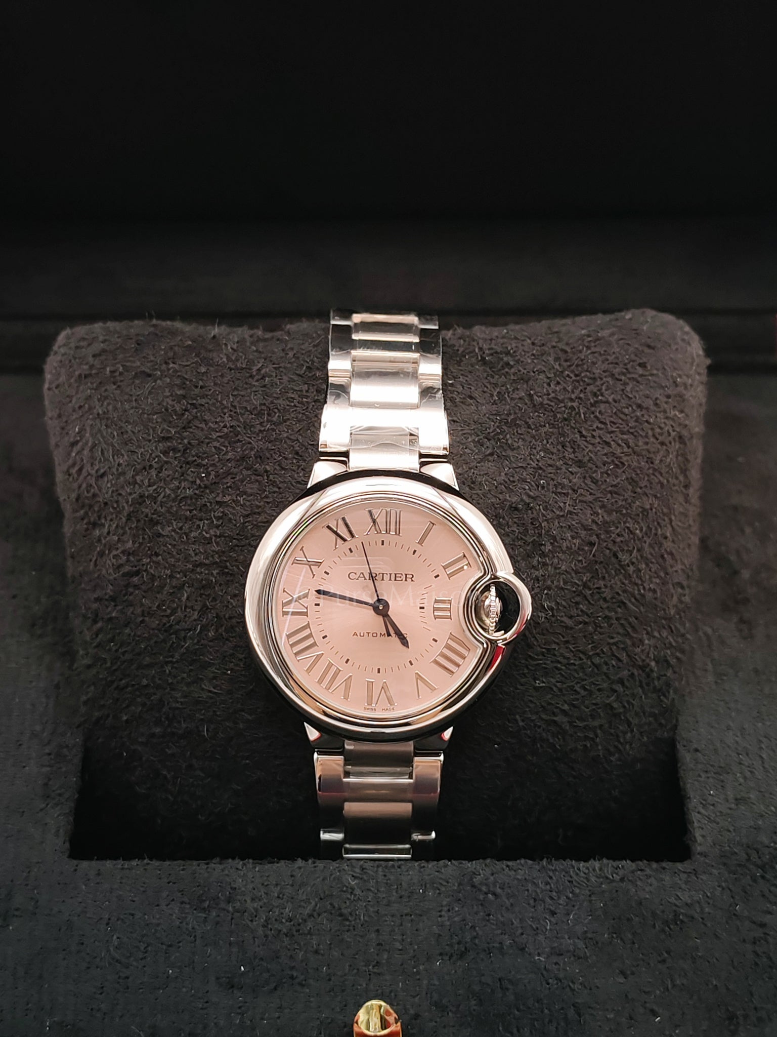 Ballon Blue De Cartier Automatic Mechanical Movement Watch for Women 33mm Stainless Steel (2024) | Purse Maison Luxury Bags Shop