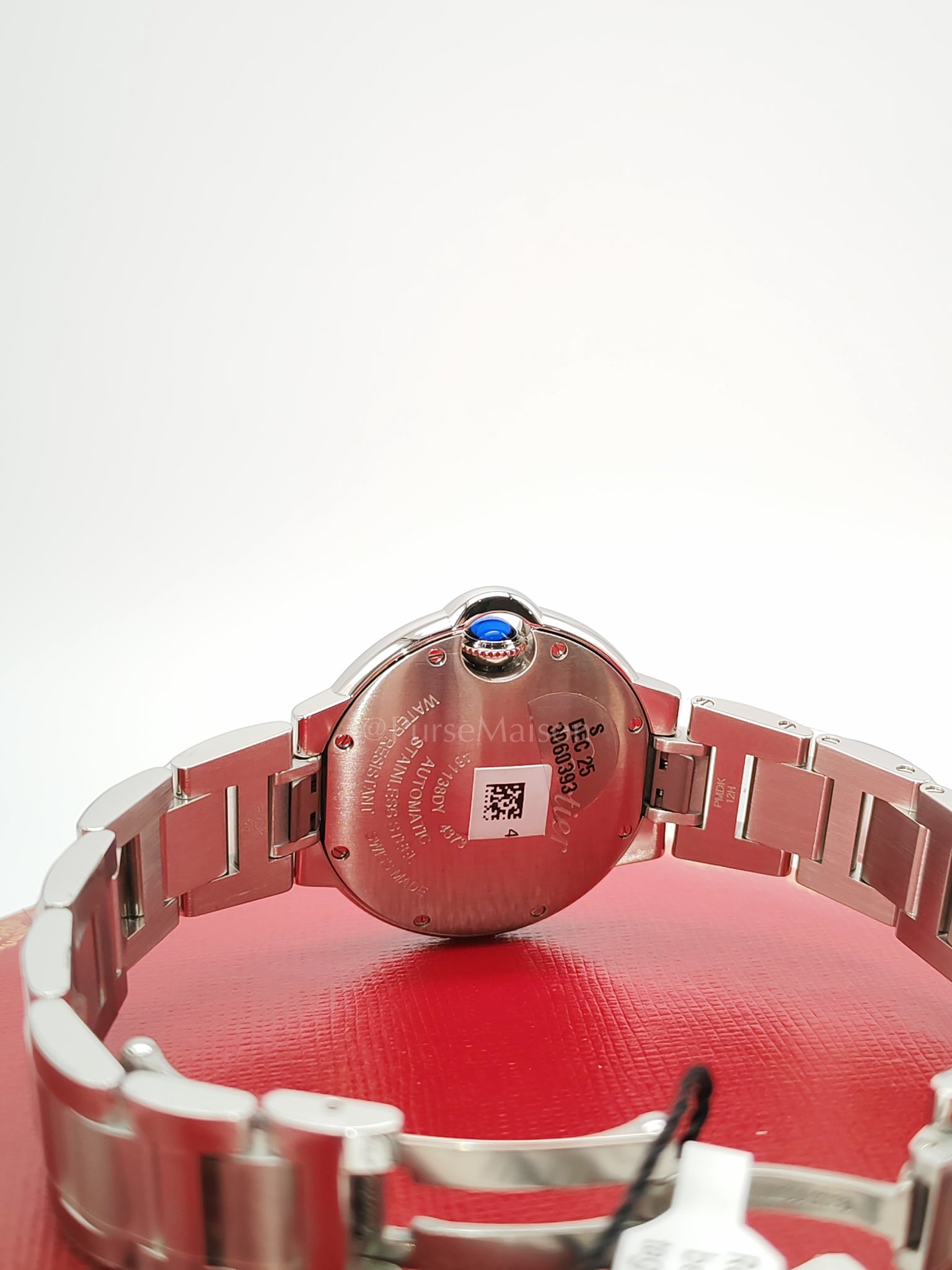 Ballon Blue De Cartier Automatic Mechanical Movement Watch for Women 33mm Stainless Steel (2024) | Purse Maison Luxury Bags Shop