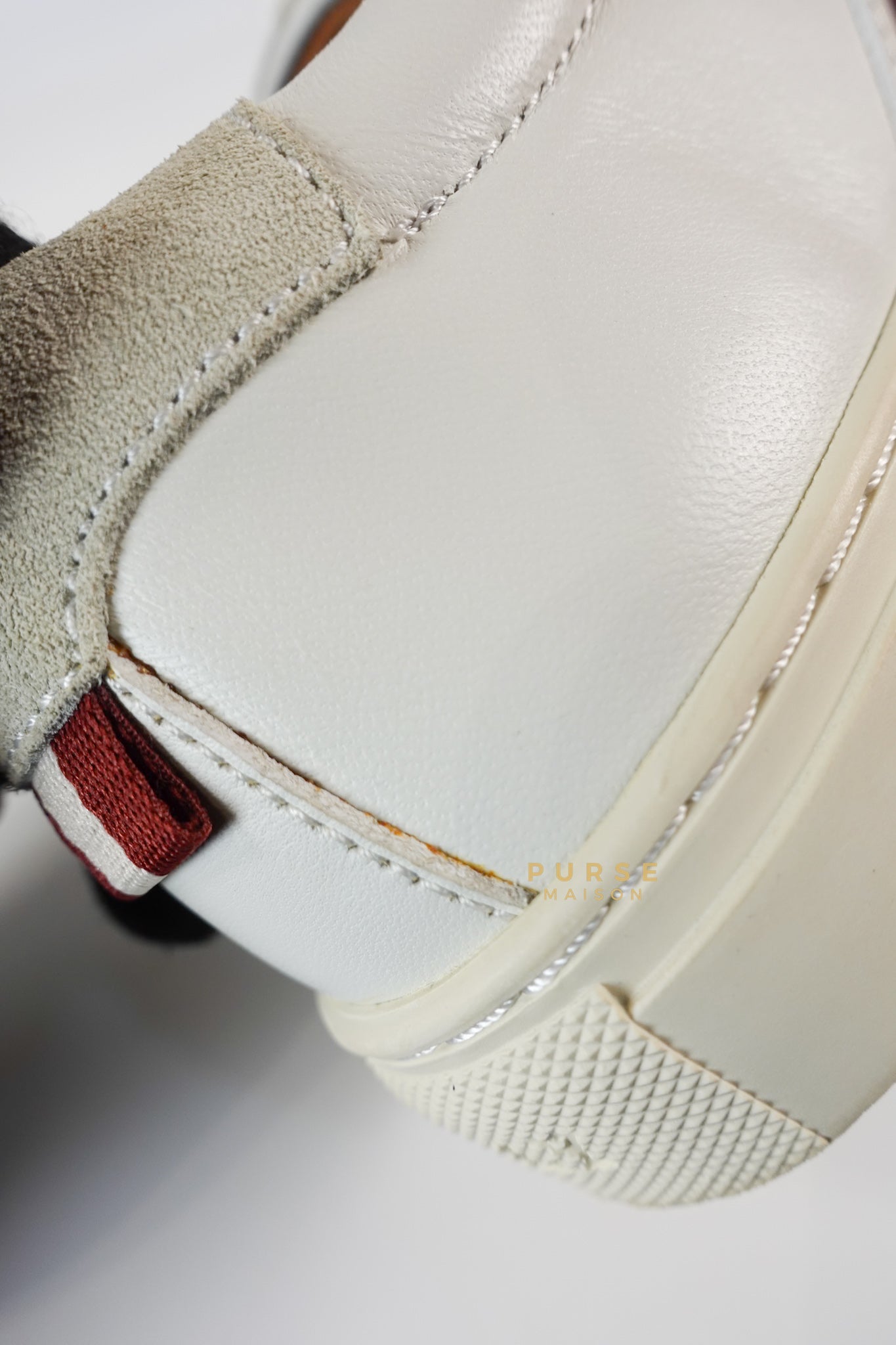 Bally Hely. O White Lambskin Sneaker Size 37.5 EU | Purse Maison Luxury Bags Shop