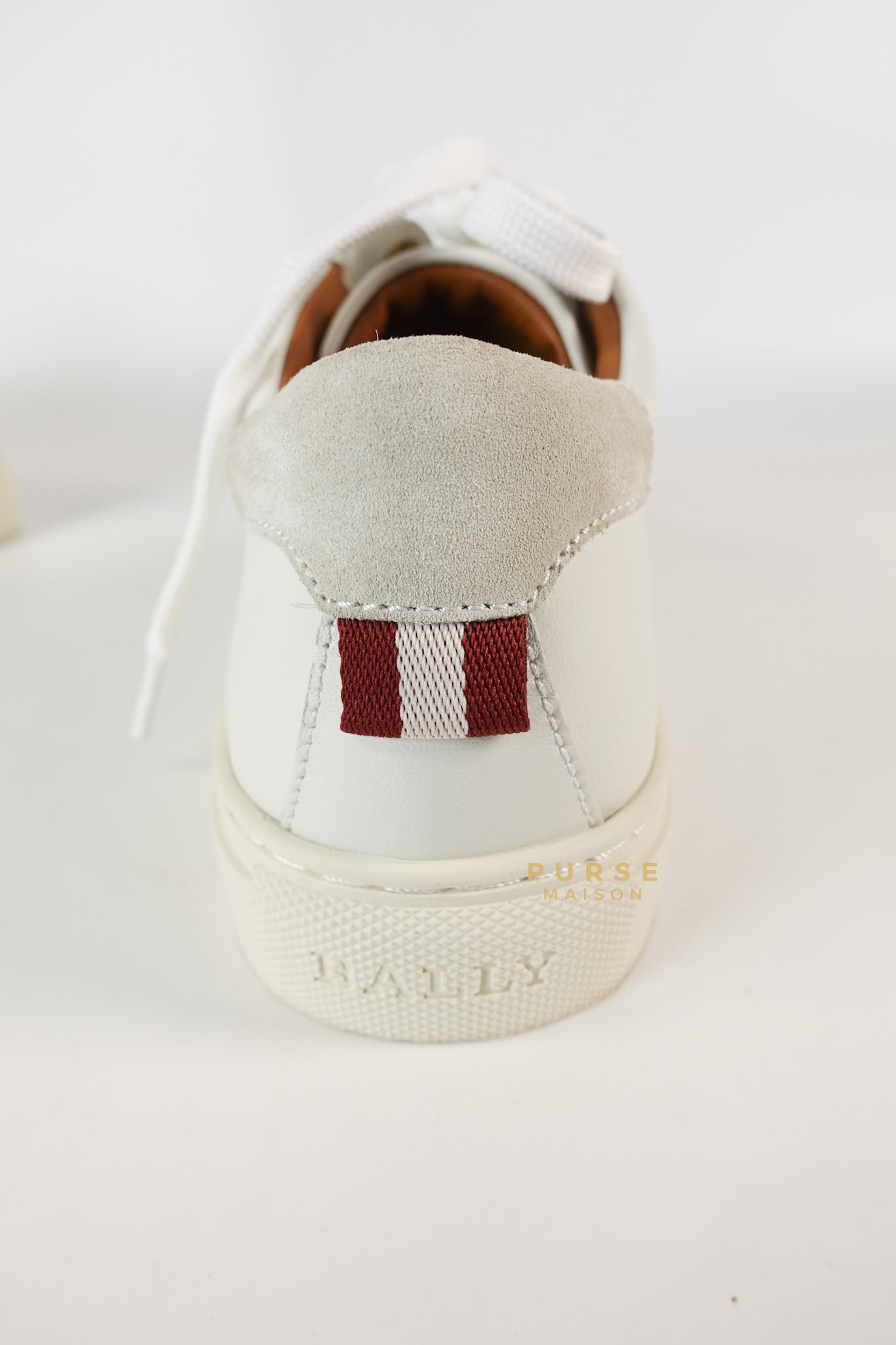 Bally Hely. O White Lambskin Sneaker Size 37.5 EU | Purse Maison Luxury Bags Shop