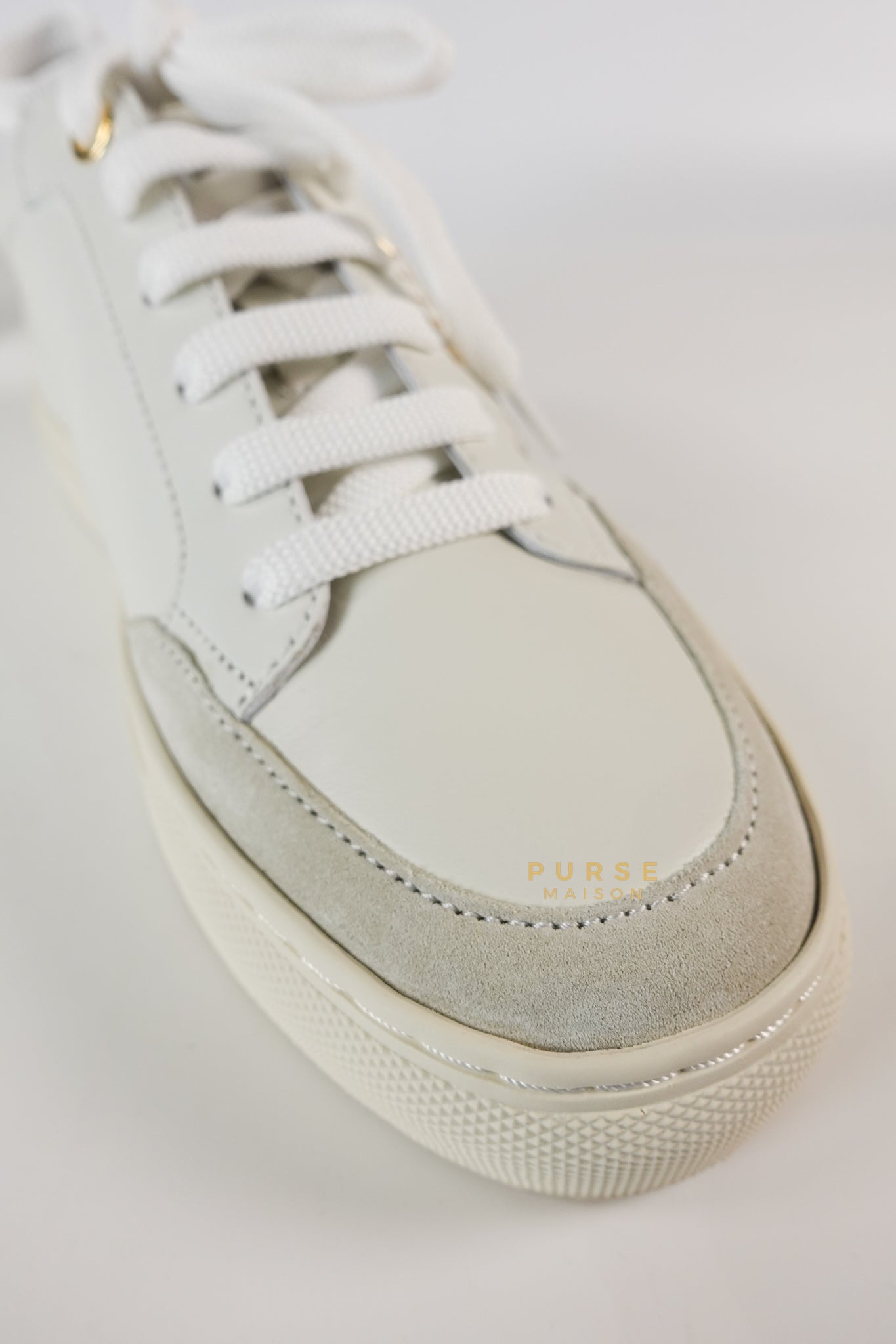 Bally Hely. O White Lambskin Sneaker Size 37.5 EU | Purse Maison Luxury Bags Shop