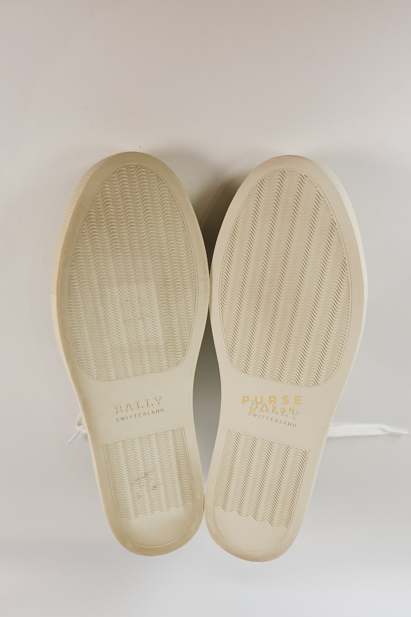 Bally Hely. O White Lambskin Sneaker Size 37.5 EU | Purse Maison Luxury Bags Shop