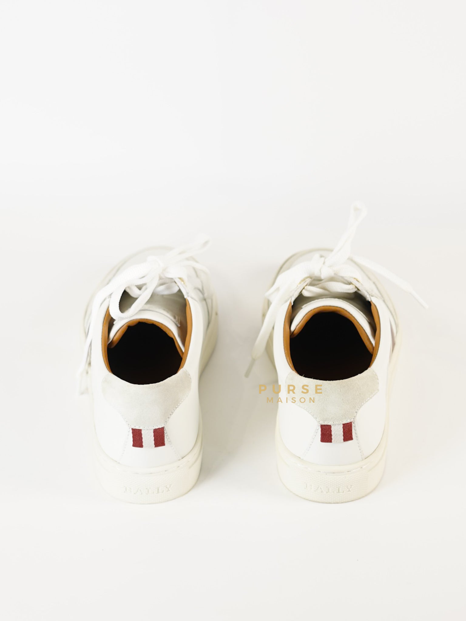 Bally Hely. O White Lambskin Sneaker Size 37.5 EU | Purse Maison Luxury Bags Shop