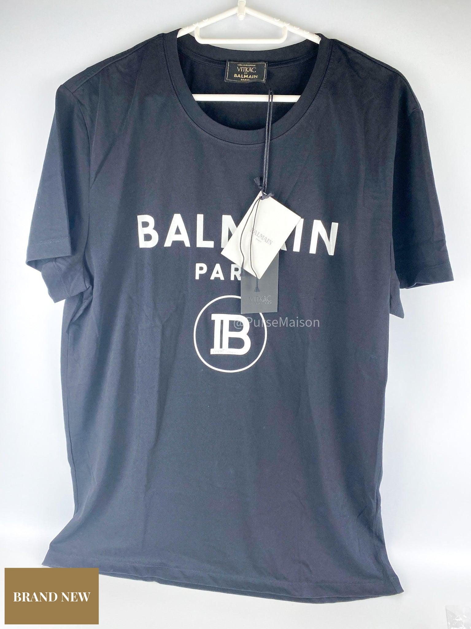 Balmain Opa Noir (Black) Shirt (Size Large)