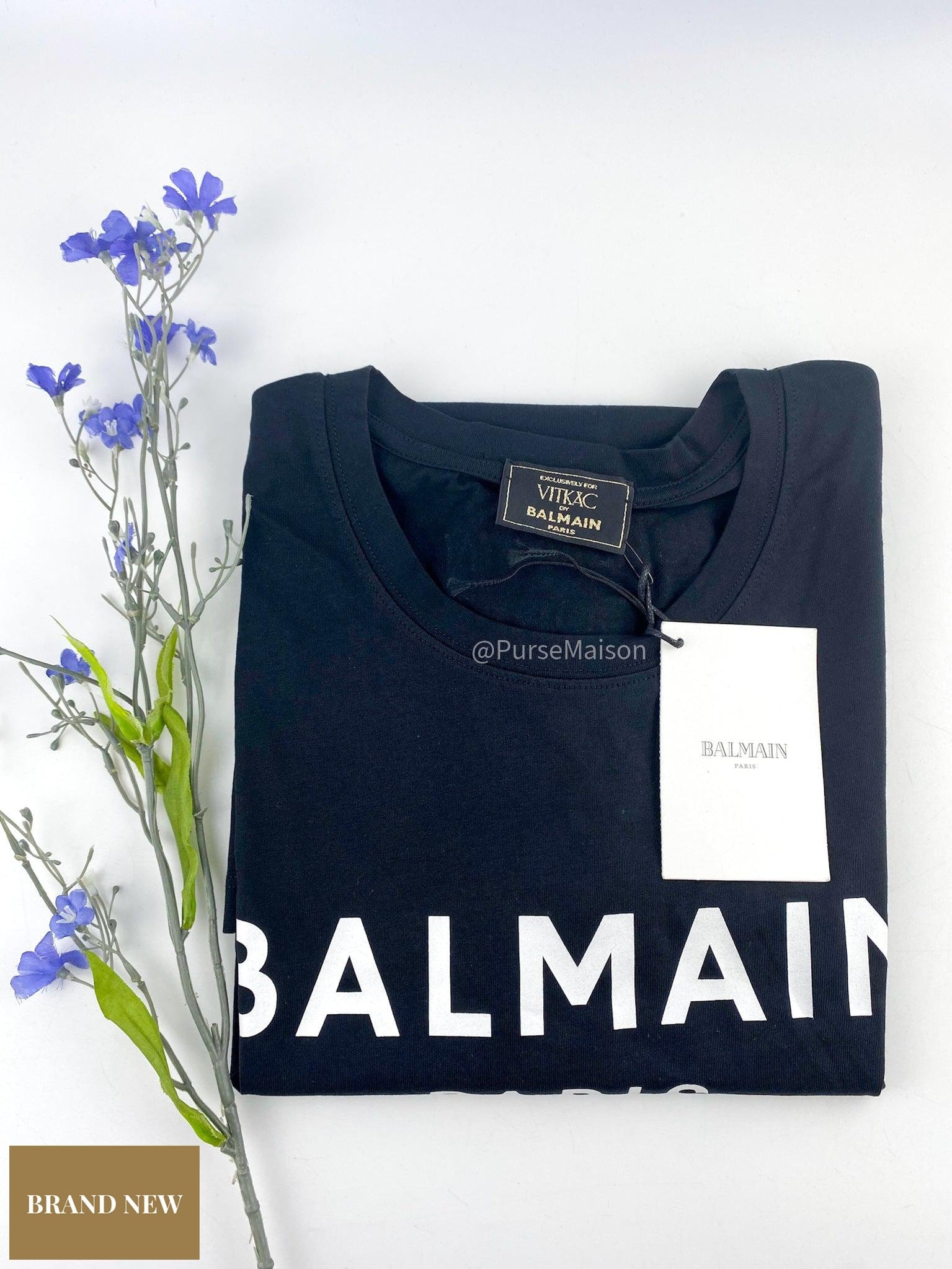 Balmain Opa Noir (Black) Shirt (Size Medium)