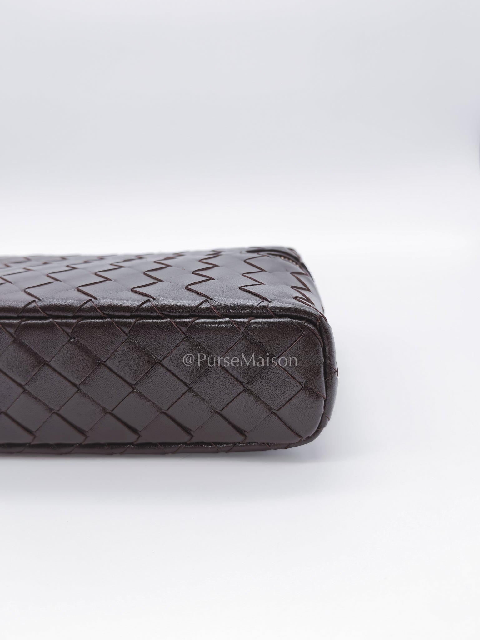 Bang Bang Vanity Case Fondant Intrecciato Weave Leather Crossbody Bag | Purse Maison Luxury Bags Shop