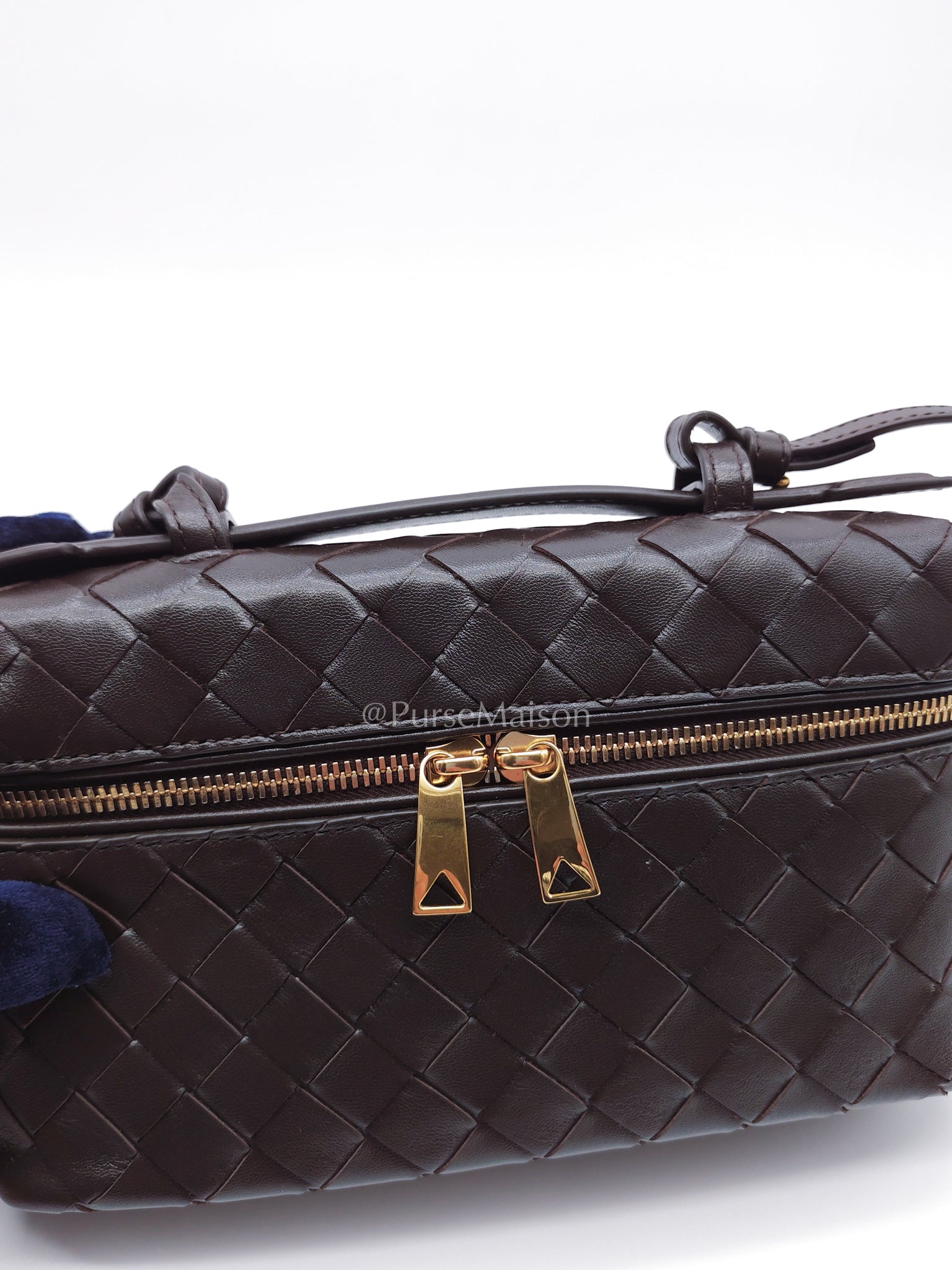 Bang Bang Vanity Case Fondant Intrecciato Weave Leather Crossbody Bag | Purse Maison Luxury Bags Shop