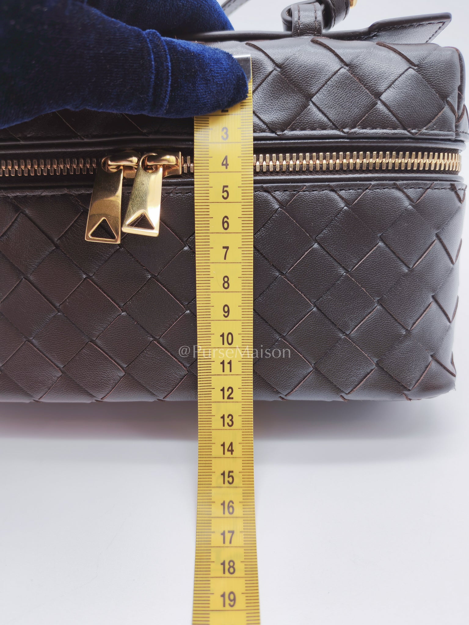 Bang Bang Vanity Case Fondant Intrecciato Weave Leather Crossbody Bag | Purse Maison Luxury Bags Shop