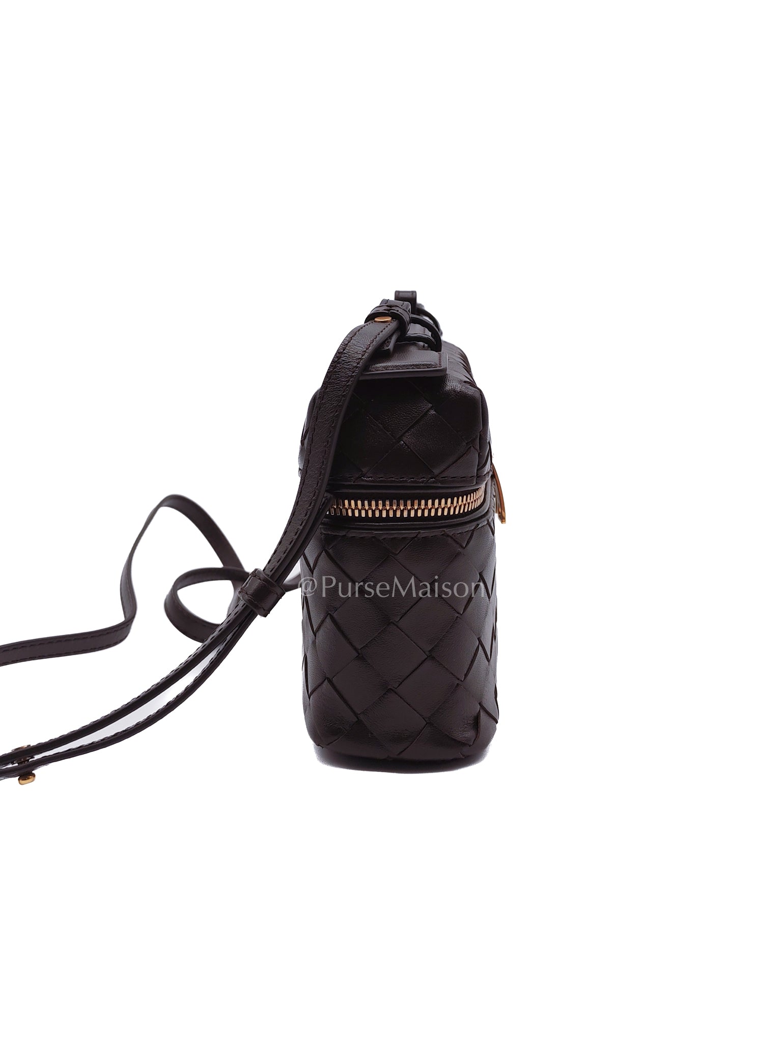 Bang Bang Vanity Case Fondant Intrecciato Weave Leather Crossbody Bag | Purse Maison Luxury Bags Shop