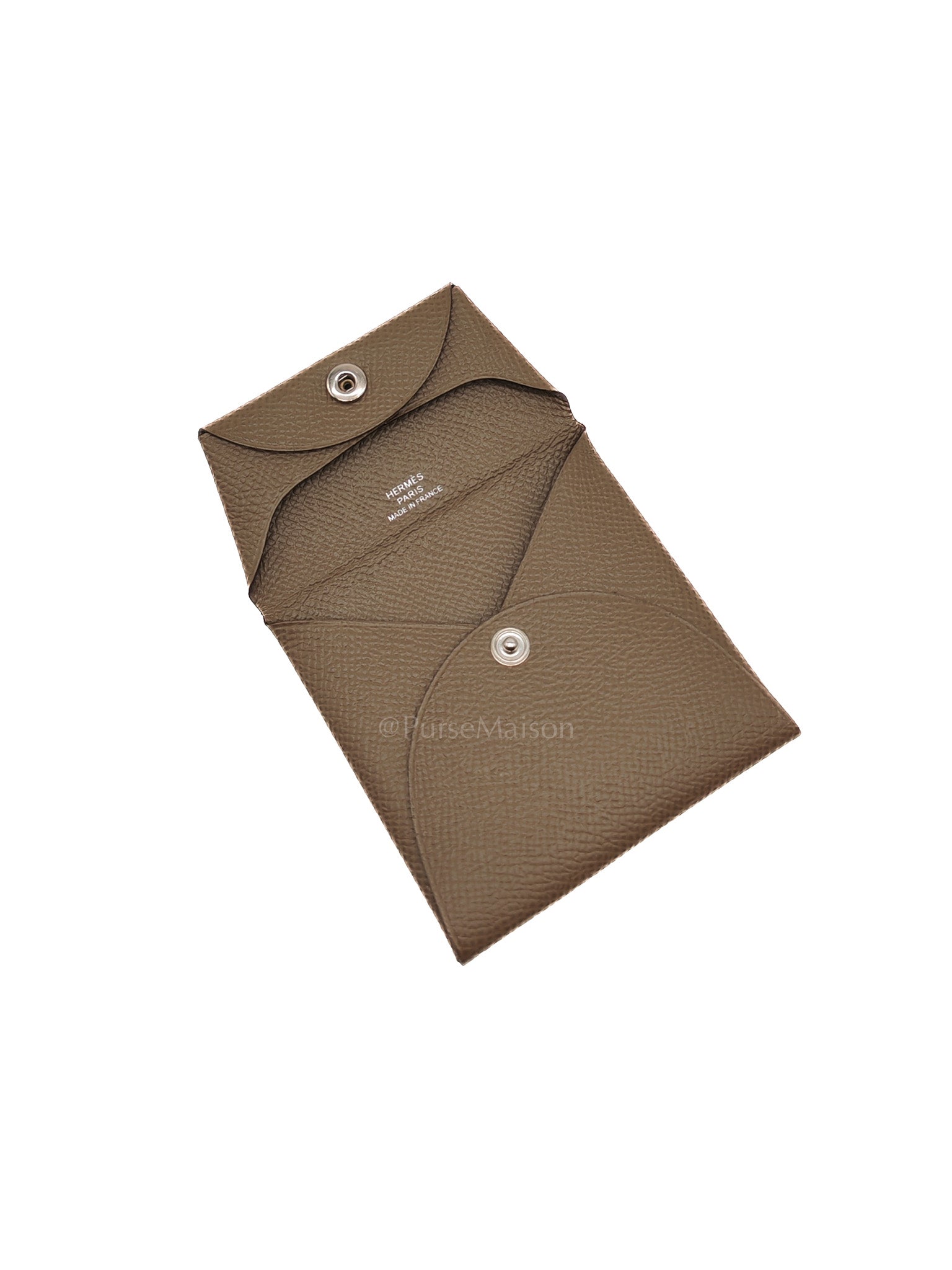 Bastia Change Purse in Alezan Evercolor Leather Stamp Y (2020) | Purse Maison Luxury Bags Shop