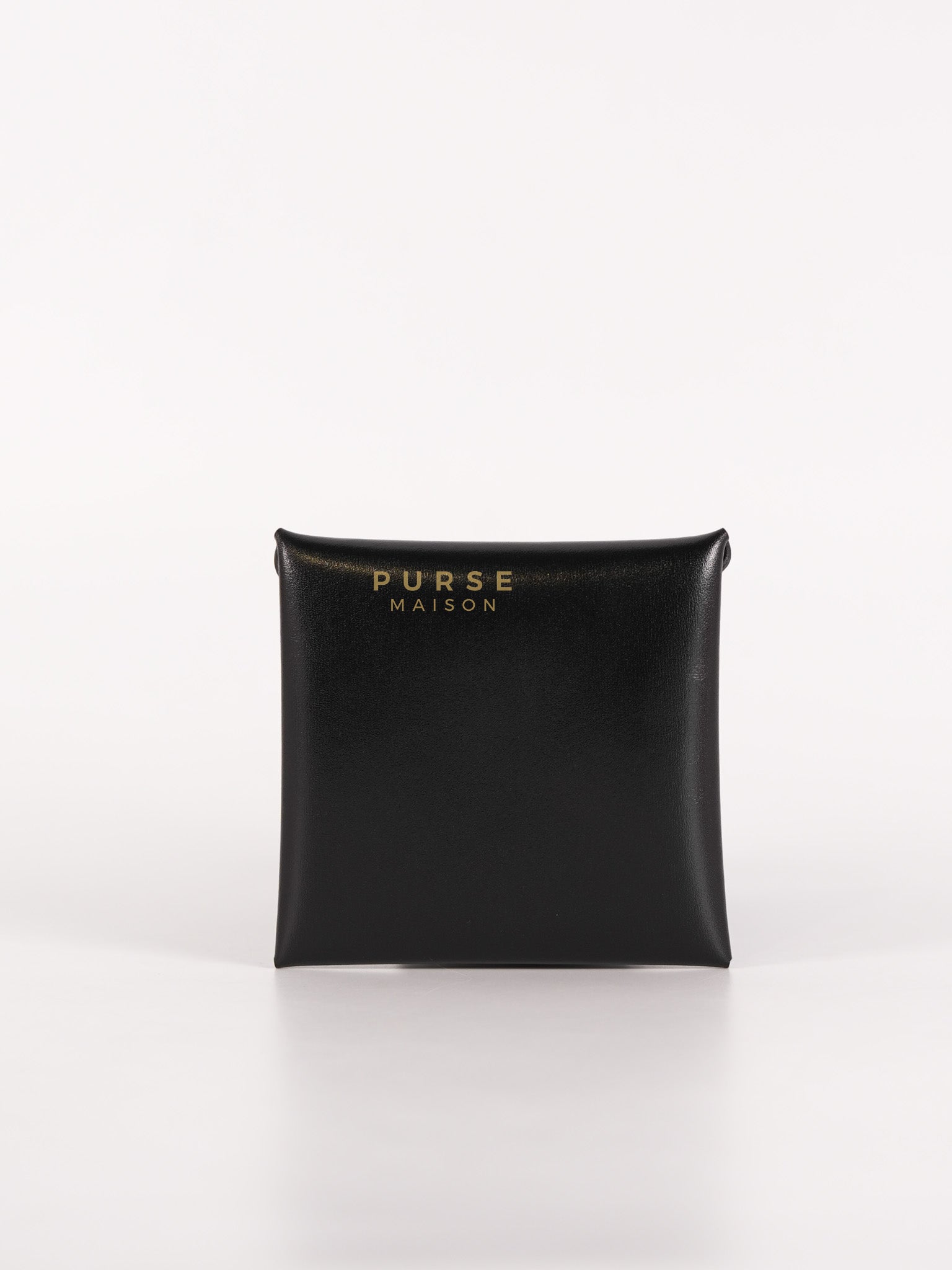 Bastia Coin Purse in Noir Box Calfskin Leather Palladium Hardware Stamp W(2024) | Purse Maison Luxury Bags Shop