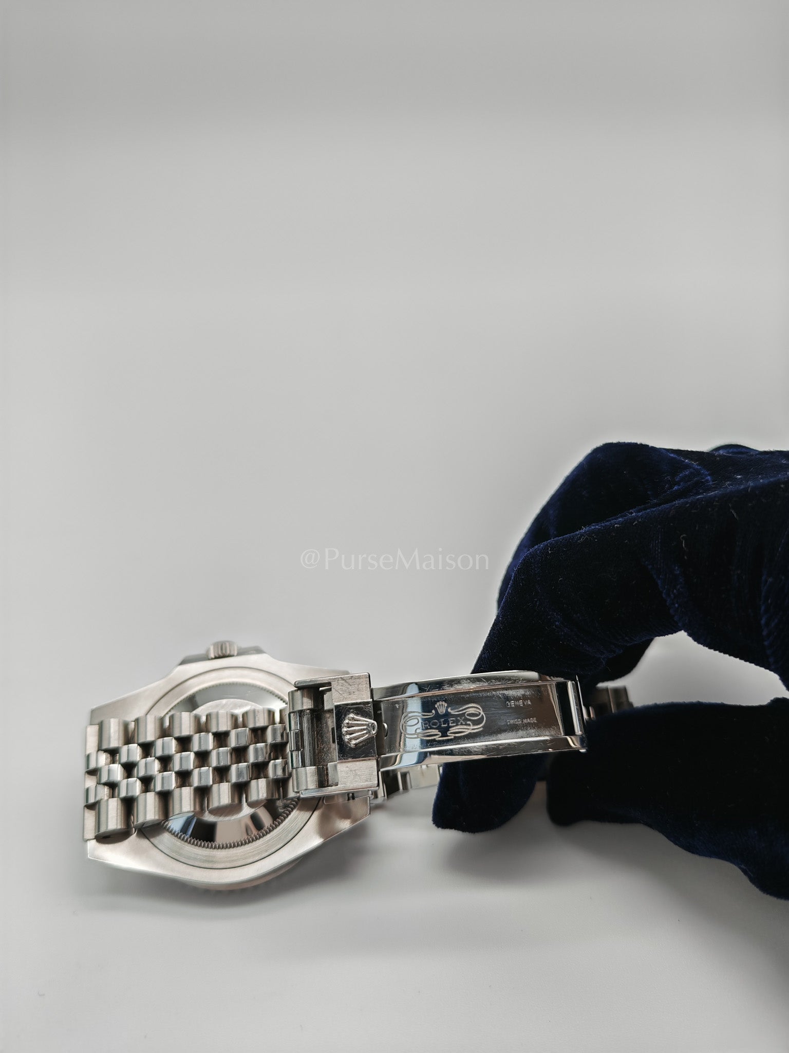 "Bat Girl" GMT-Master II Oyster Perpetual Date Jubilee Silver Stainless Steel Strap Year 2022 (Reference Number: 126710BLNR) | Purse Maison Luxury Bags Shop