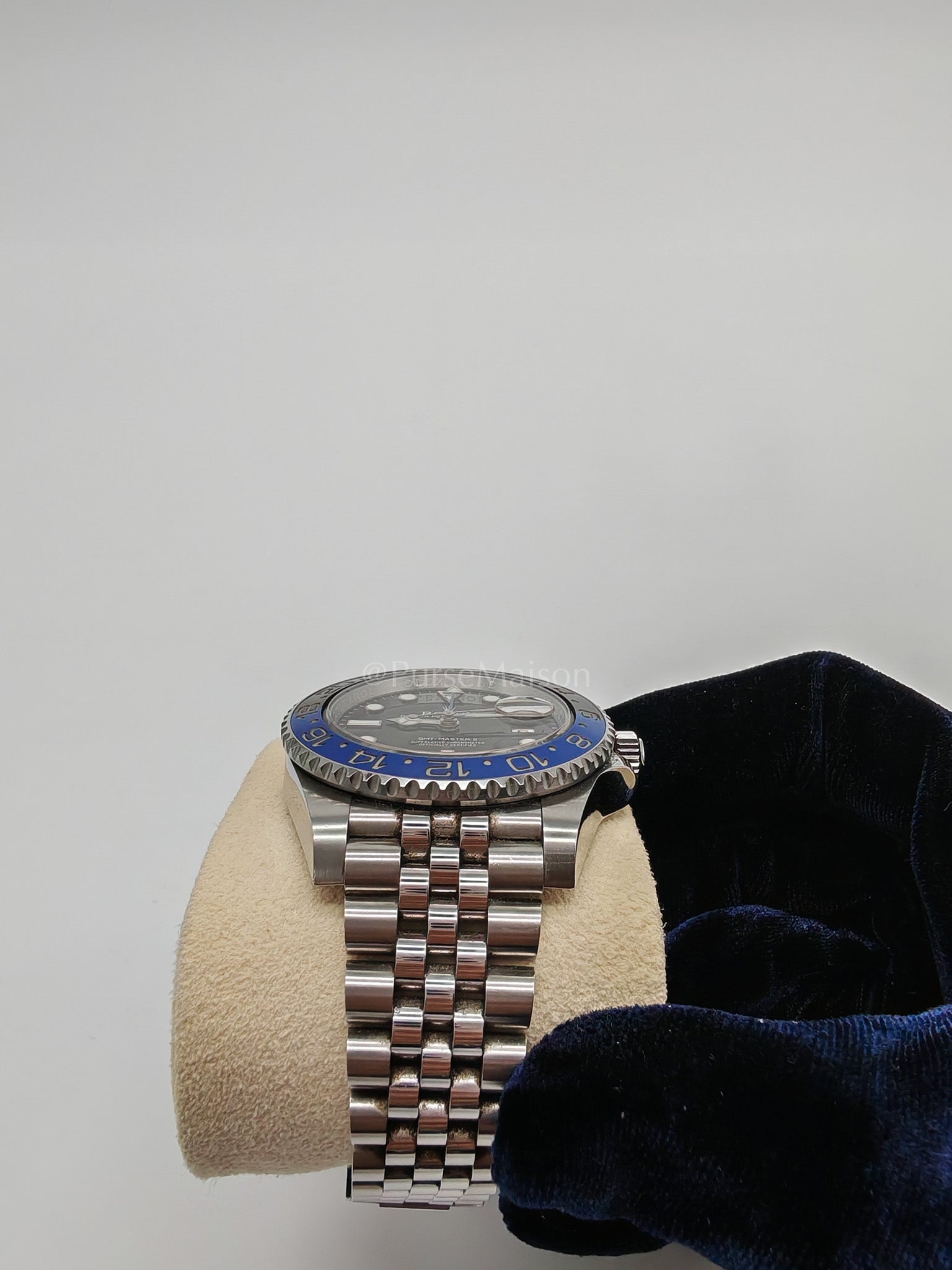 "Bat Girl" GMT-Master II Oyster Perpetual Date Jubilee Silver Stainless Steel Strap Year 2022 (Reference Number: 126710BLNR) | Purse Maison Luxury Bags Shop