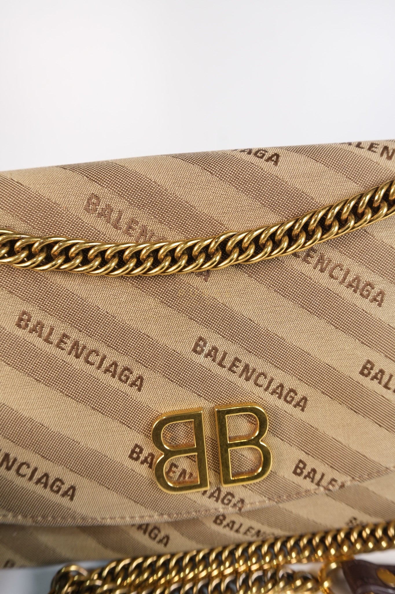 BB logo Chain Monogram Shoulder Bag | Purse Maison Luxury Bags Shop