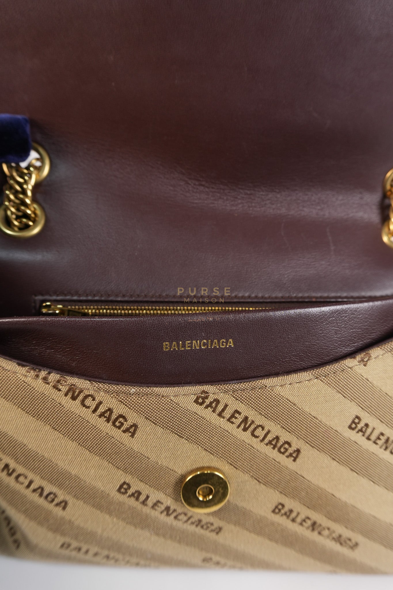 BB logo Chain Monogram Shoulder Bag | Purse Maison Luxury Bags Shop