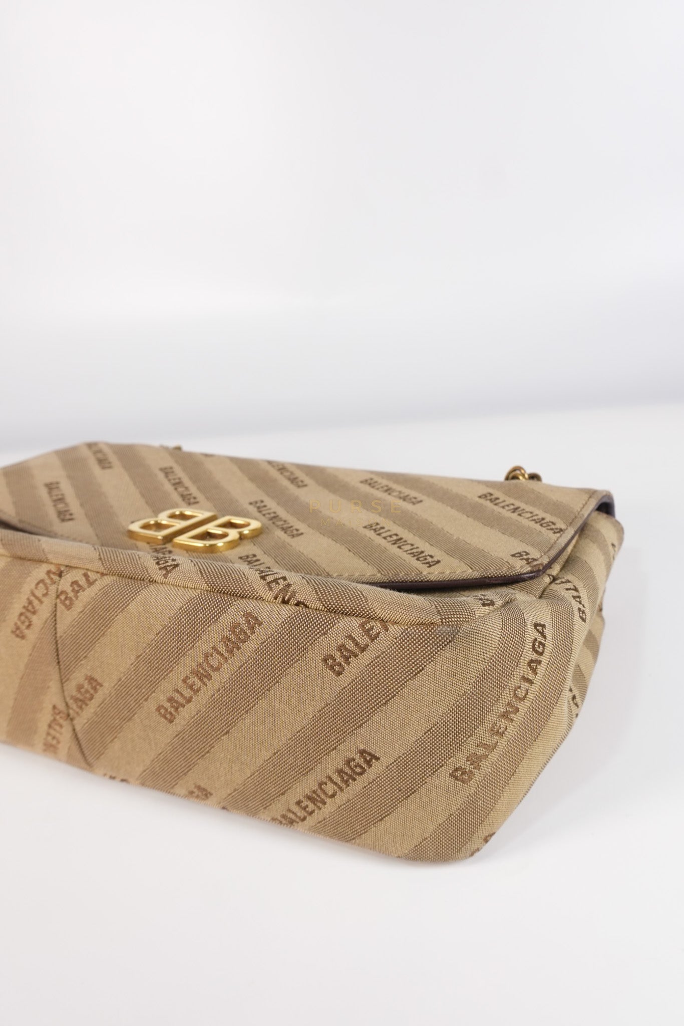 BB logo Chain Monogram Shoulder Bag | Purse Maison Luxury Bags Shop