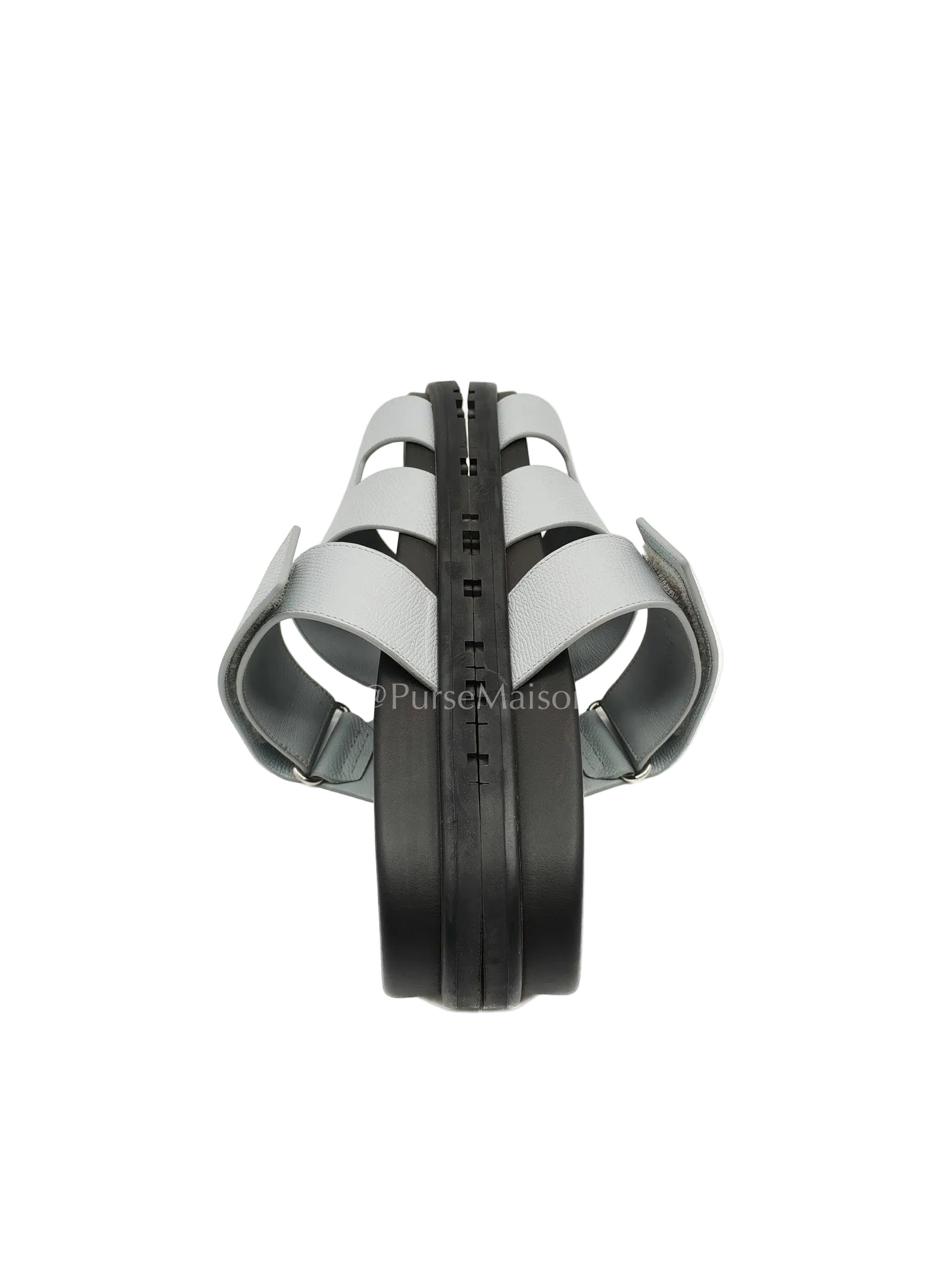 Hermes Chypre Sandals gris nuage size 40