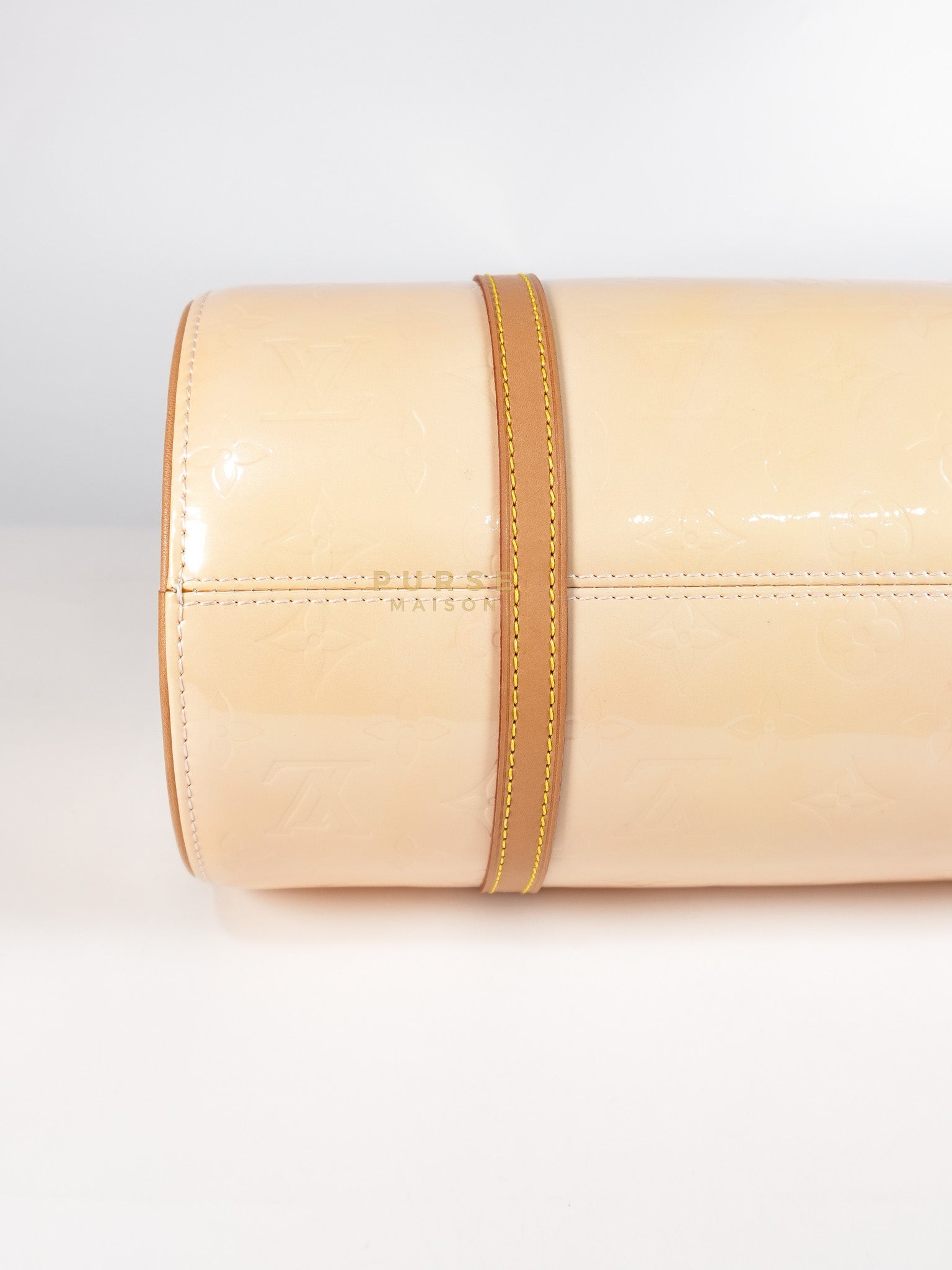 Bedford Bag in Beige Monogram Vernis Leather & Gold Hardware (Date Code: VI0094) | Purse Maison Luxury Bags Shop