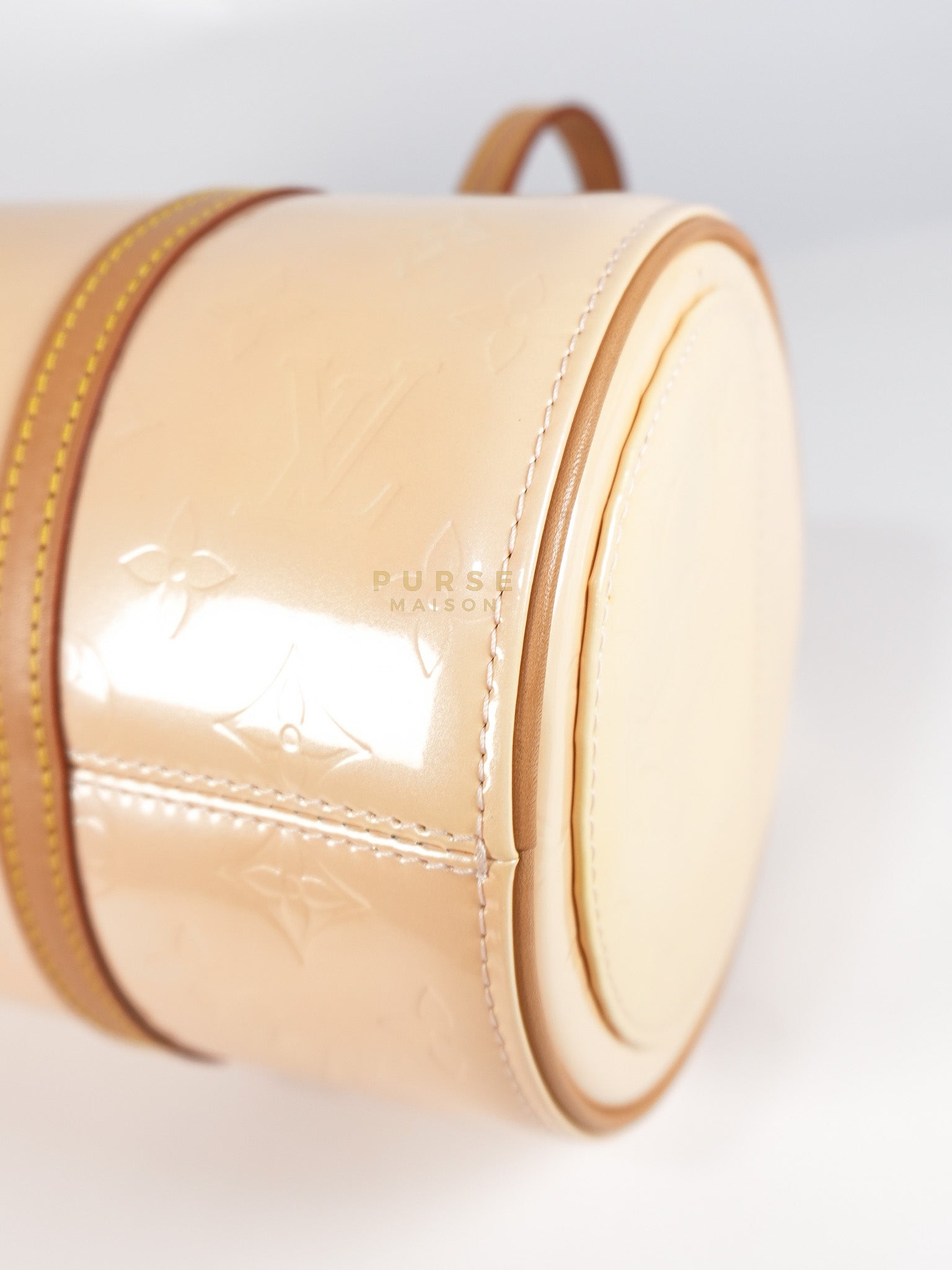 Bedford Bag in Beige Monogram Vernis Leather & Gold Hardware (Date Code: VI0094) | Purse Maison Luxury Bags Shop