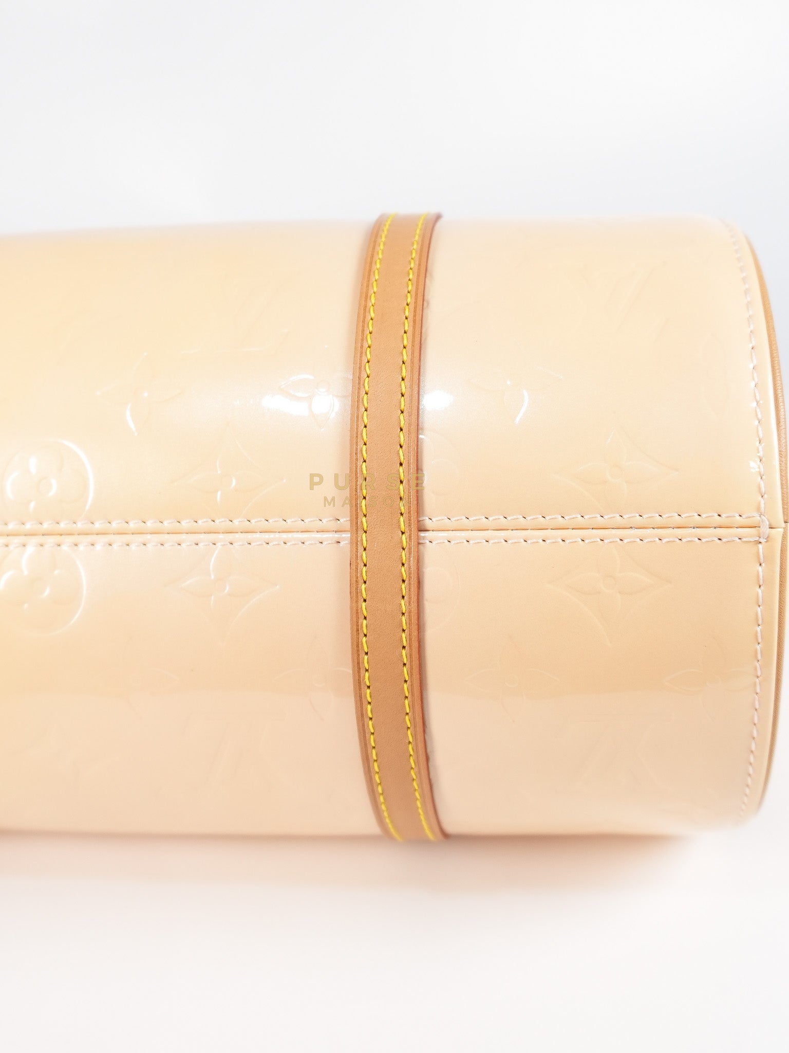 Bedford Bag in Beige Monogram Vernis Leather & Gold Hardware (Date Code: VI0094) | Purse Maison Luxury Bags Shop