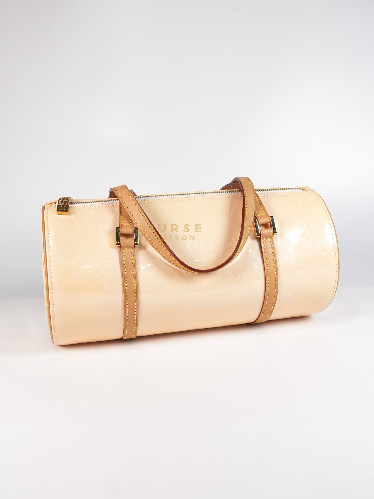 Bedford Bag in Beige Monogram Vernis Leather & Gold Hardware (Date Code: VI0094) | Purse Maison Luxury Bags Shop