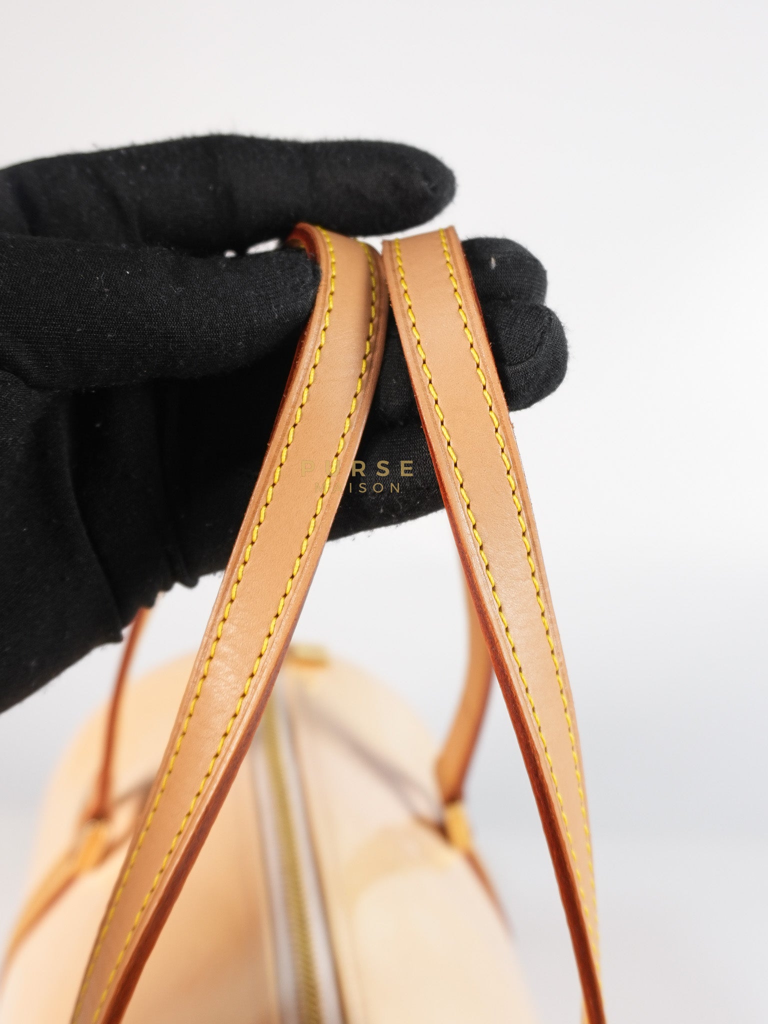 Bedford Bag in Beige Monogram Vernis Leather & Gold Hardware (Date Code: VI0094) | Purse Maison Luxury Bags Shop