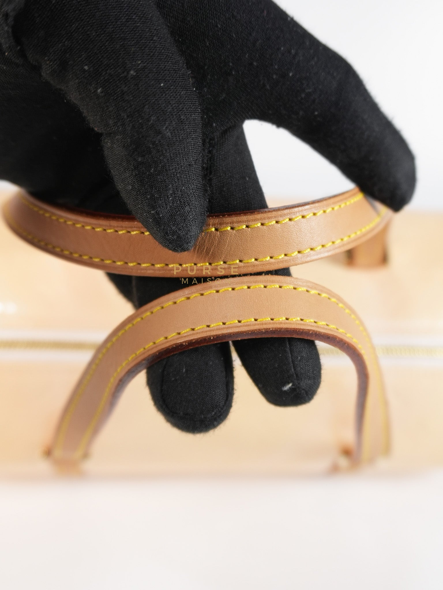 Bedford Bag in Beige Monogram Vernis Leather & Gold Hardware (Date Code: VI0094) | Purse Maison Luxury Bags Shop